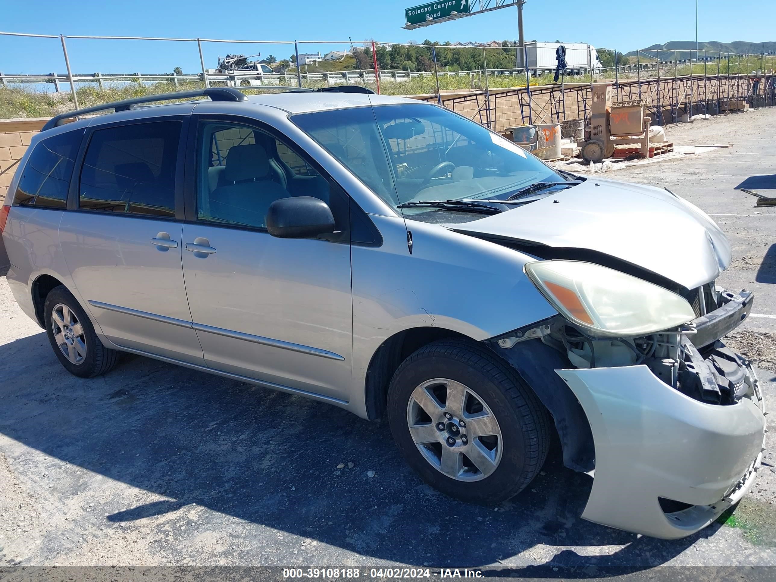 TOYOTA SIENNA 2004 5tdza23c34s022910