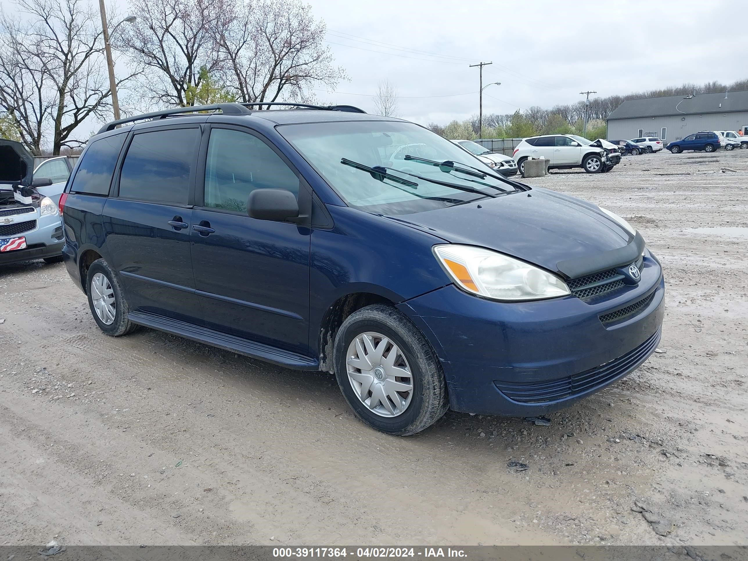 TOYOTA SIENNA 2004 5tdza23c34s032725