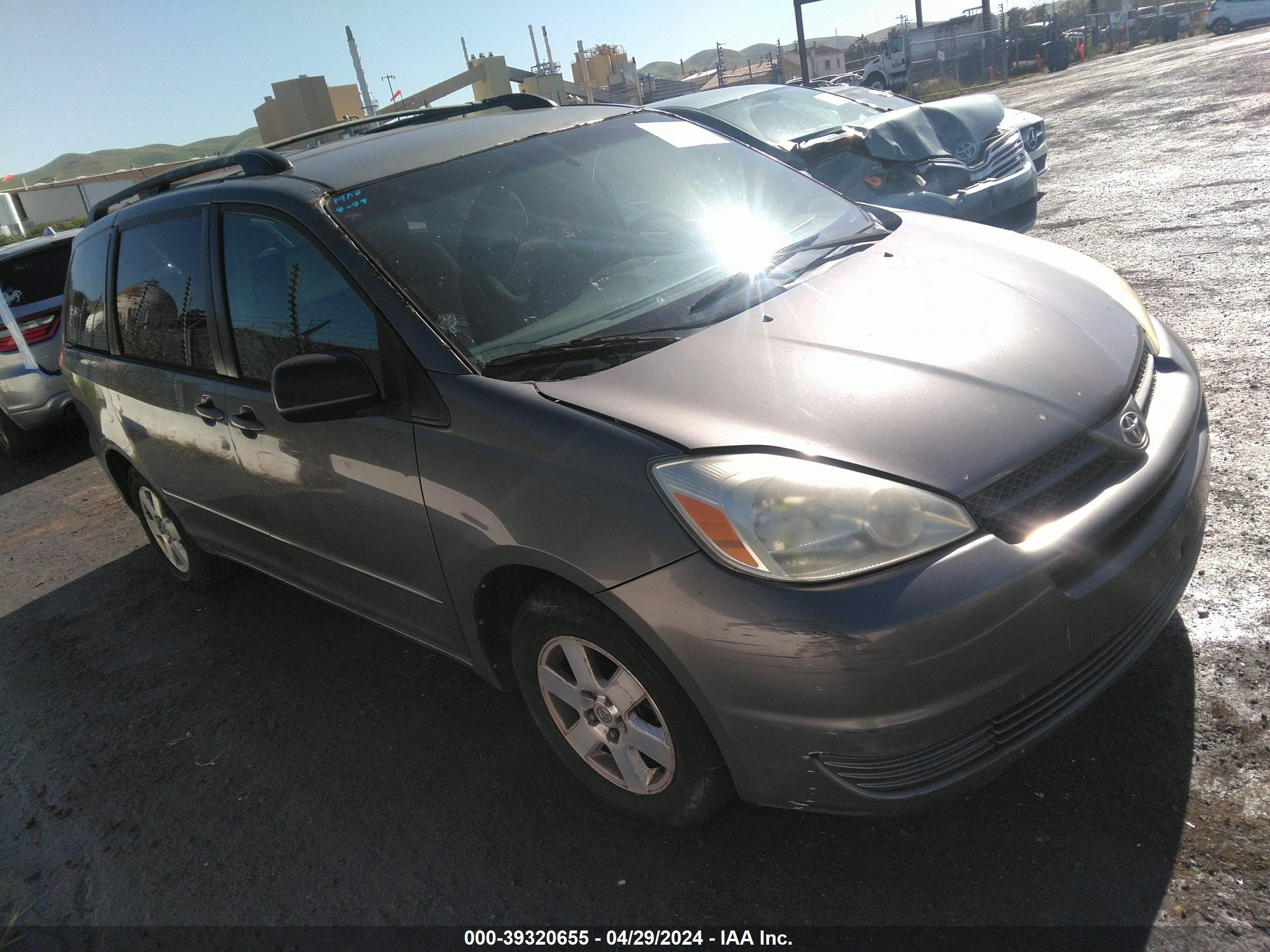 TOYOTA SIENNA 2004 5tdza23c34s107049