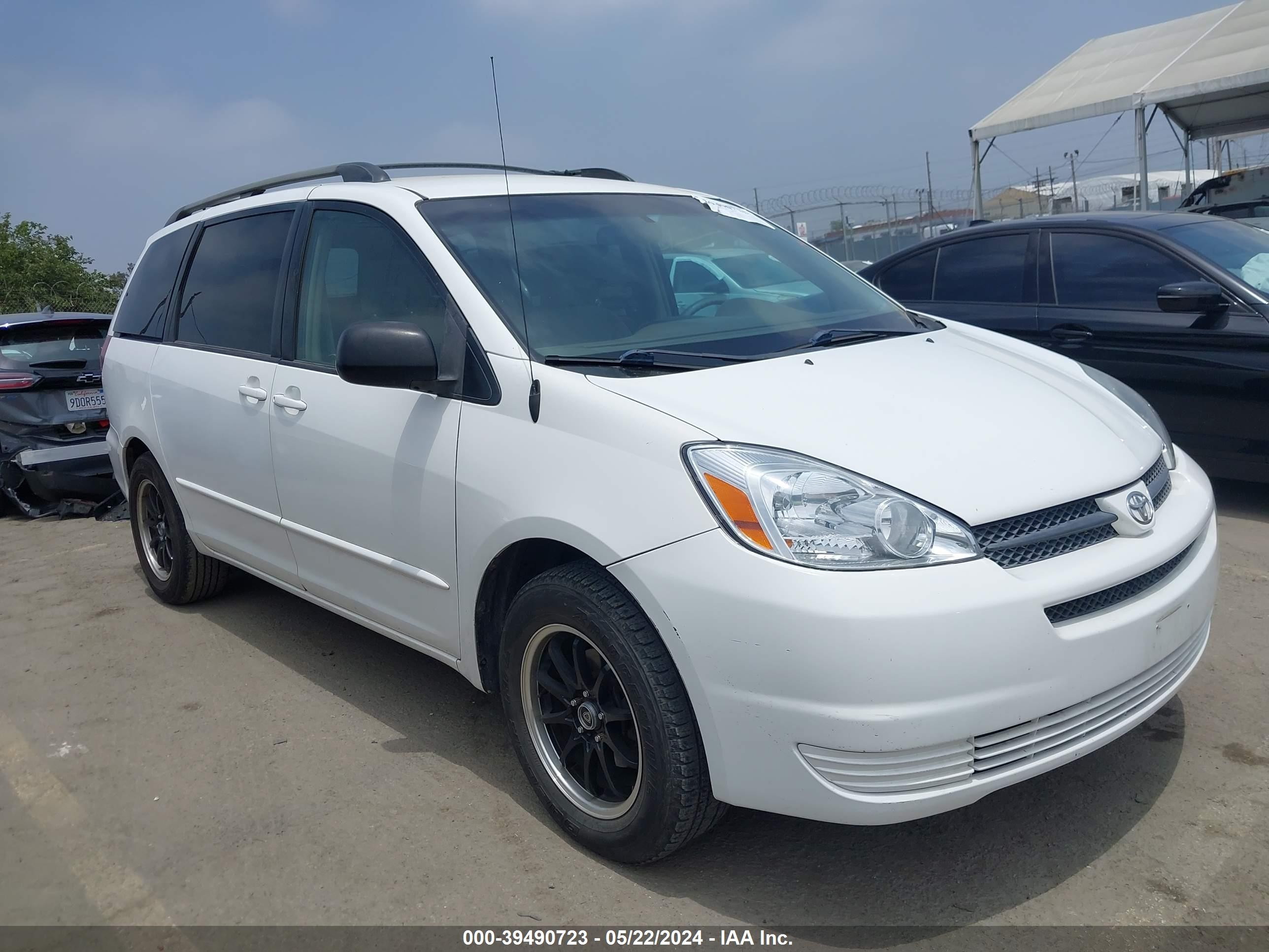 TOYOTA SIENNA 2005 5tdza23c35s294455