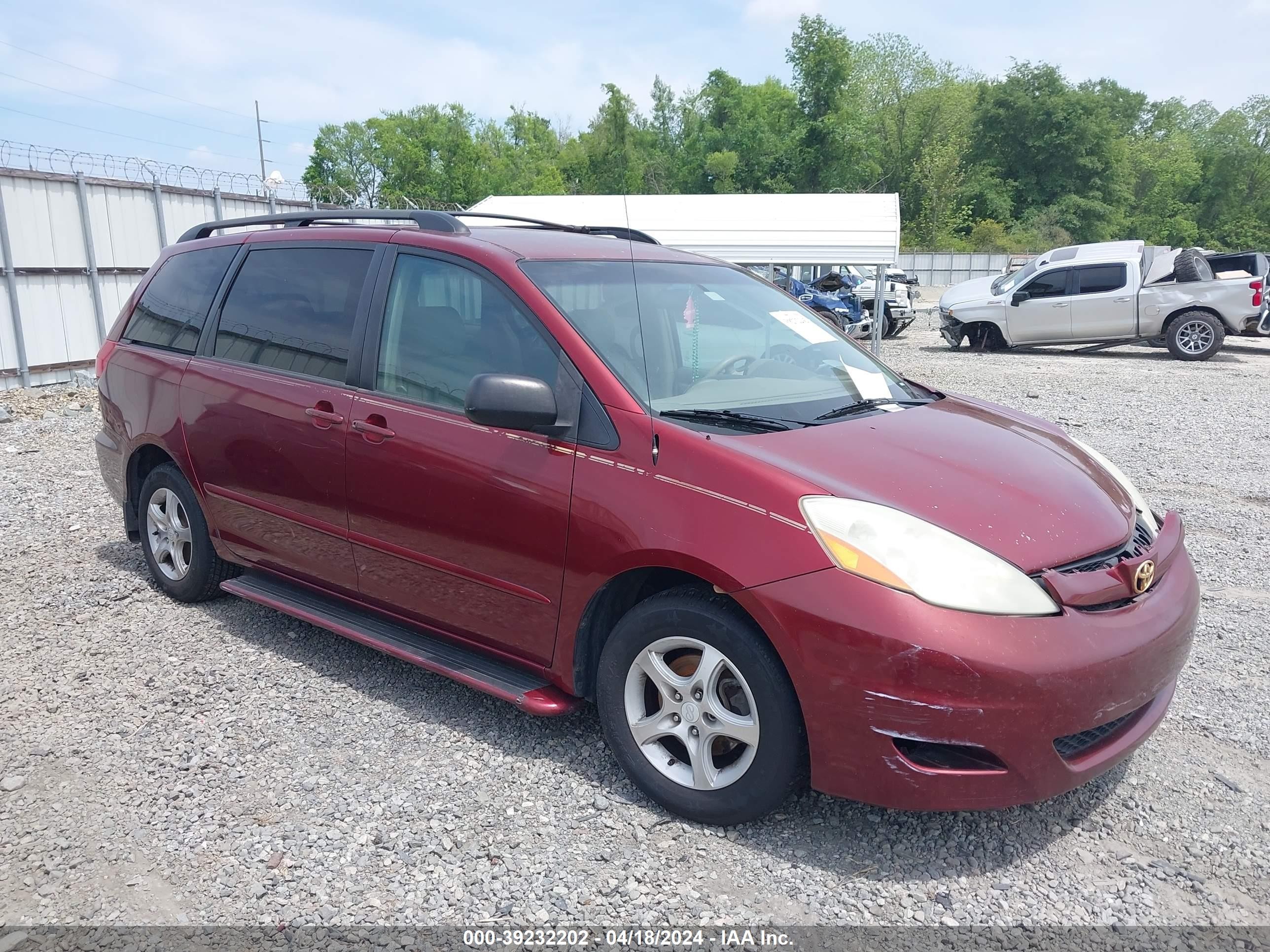 TOYOTA SIENNA 2006 5tdza23c36s432481