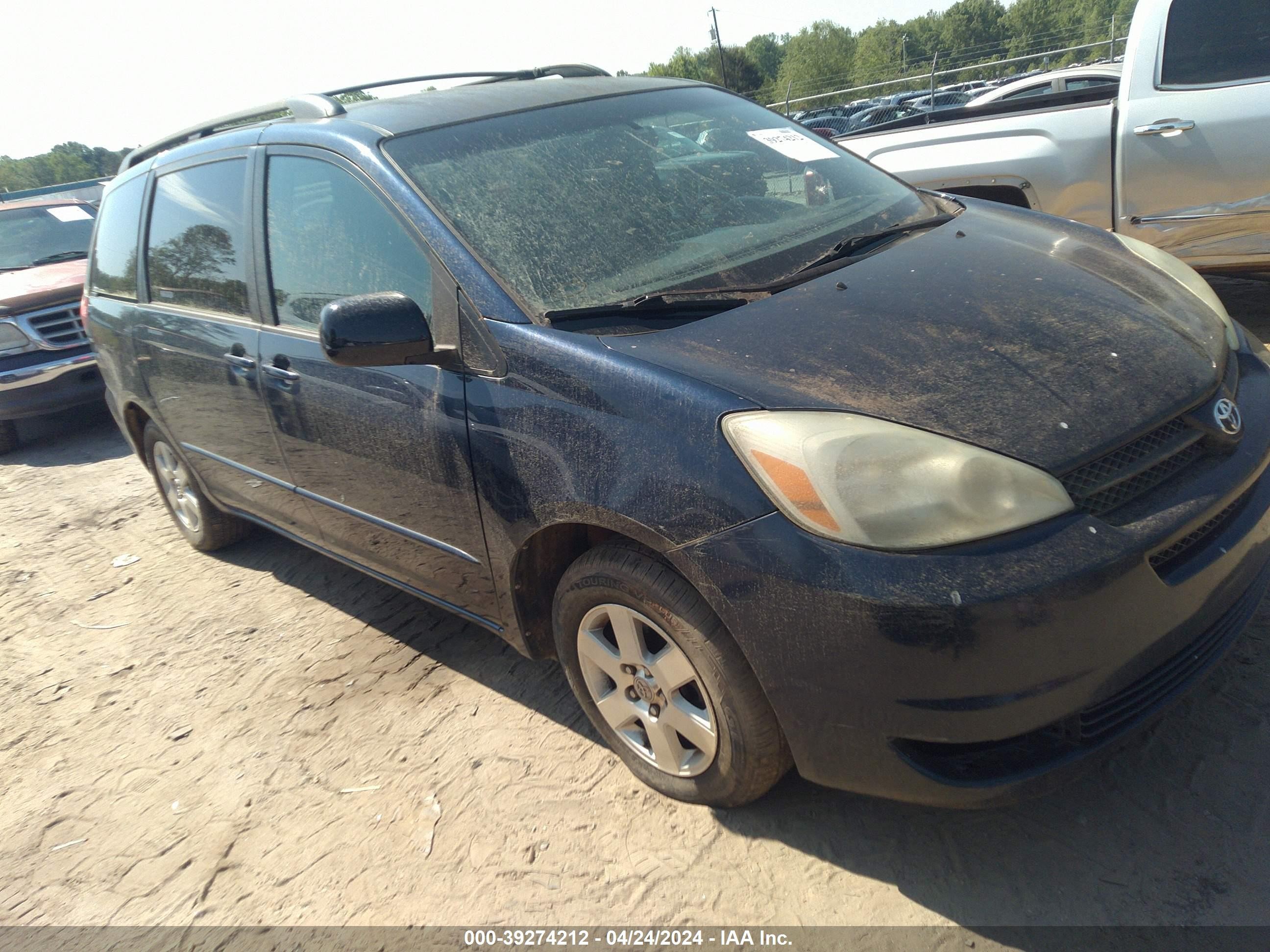 TOYOTA SIENNA 2004 5tdza23c44s090696