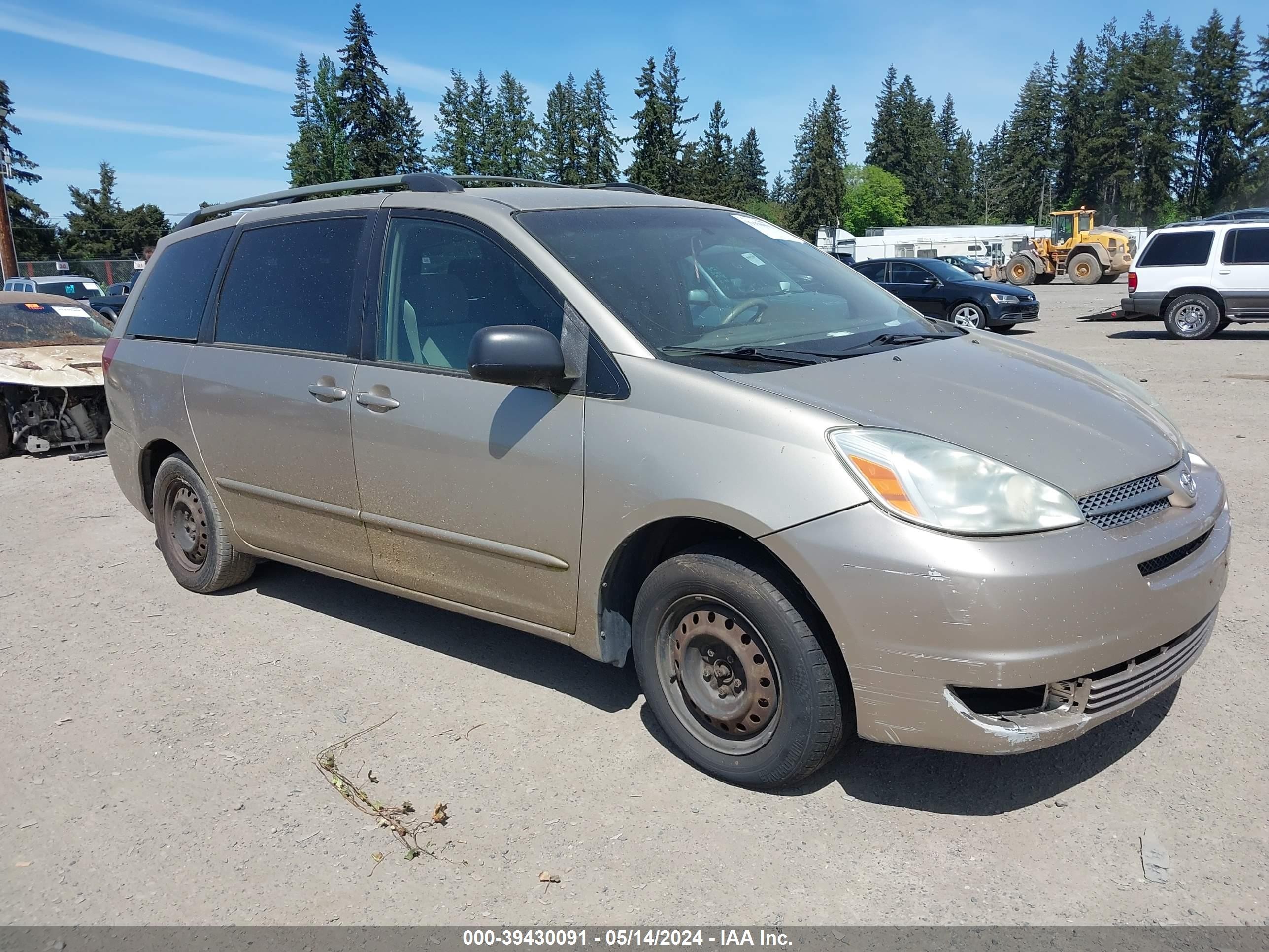 TOYOTA SIENNA 2004 5tdza23c44s139749