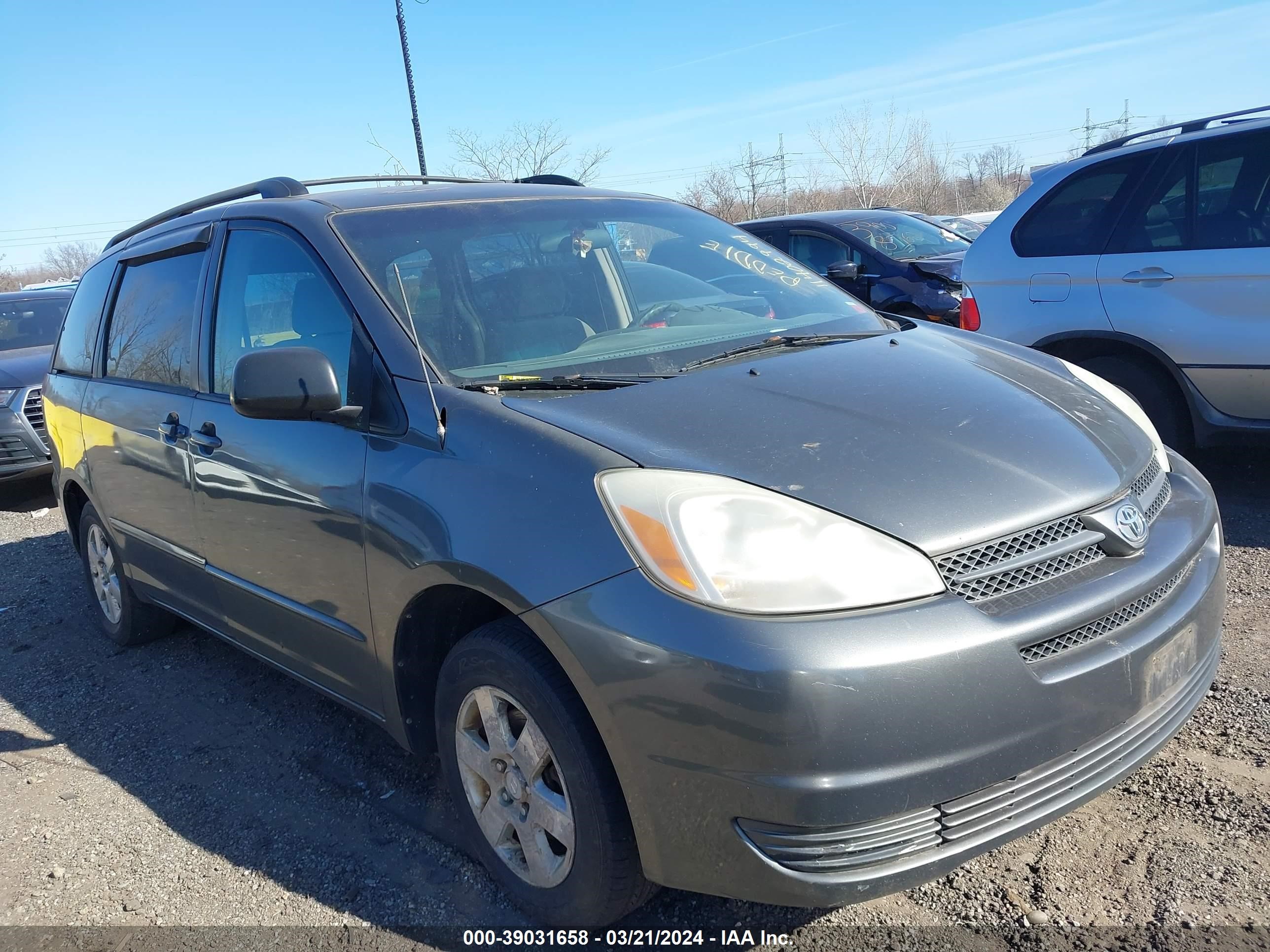 TOYOTA SIENNA 2004 5tdza23c44s160441