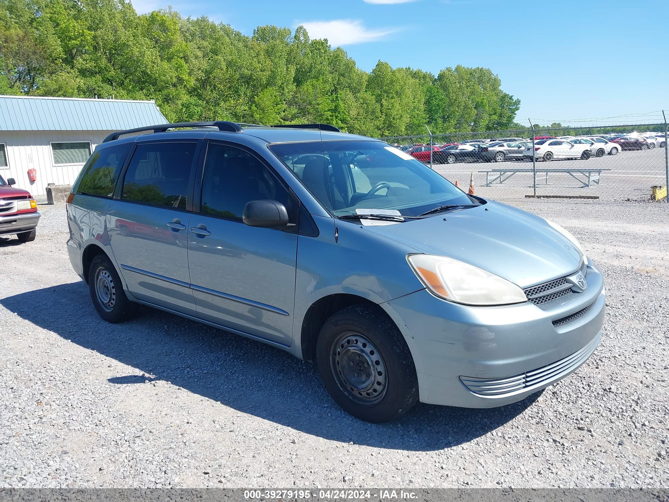 TOYOTA SIENNA 2004 5tdza23c44s168894