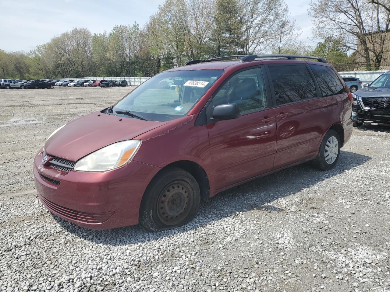 TOYOTA SIENNA 2004 5tdza23c44s184285