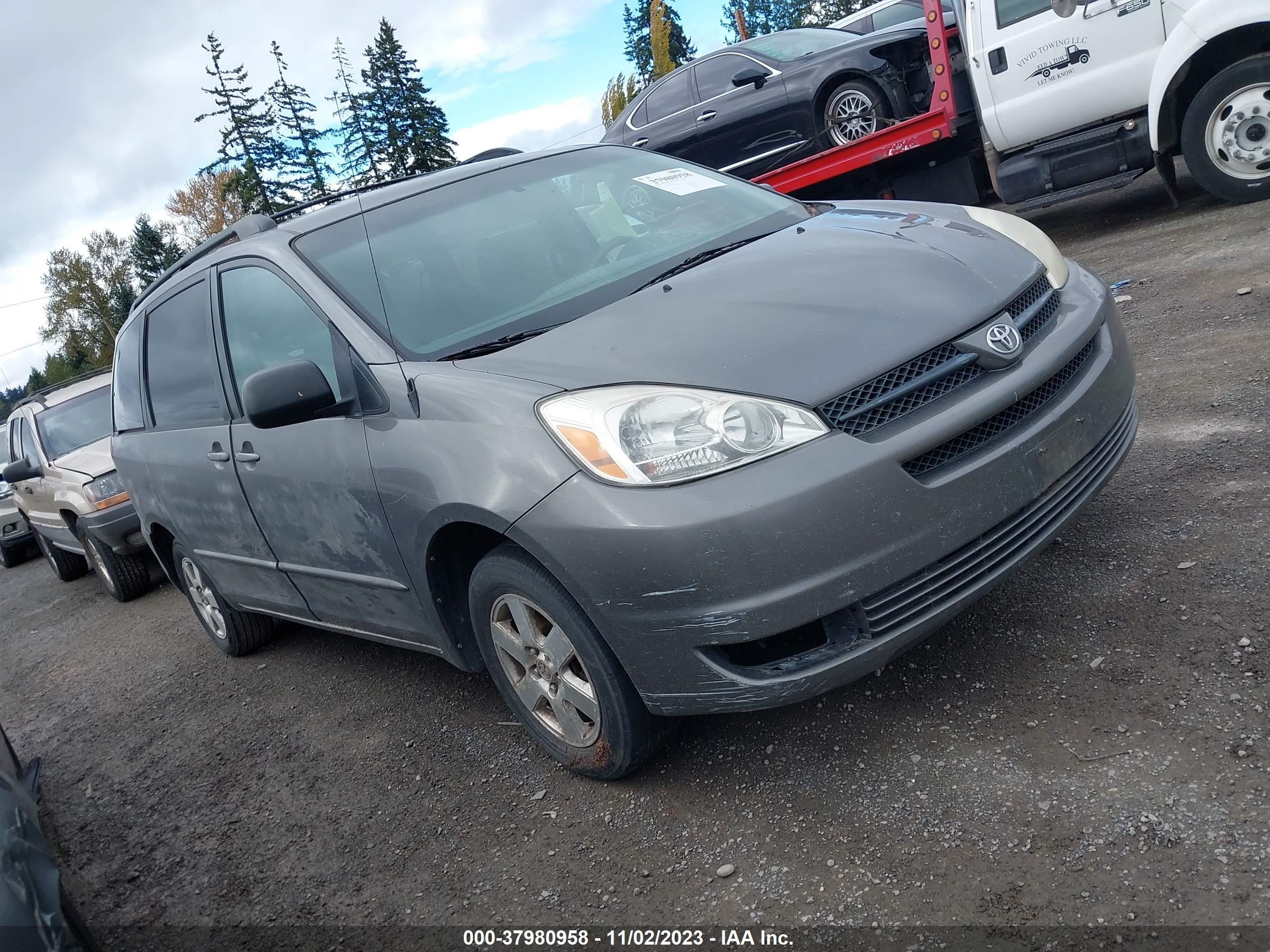 TOYOTA SIENNA 2004 5tdza23c44s189616