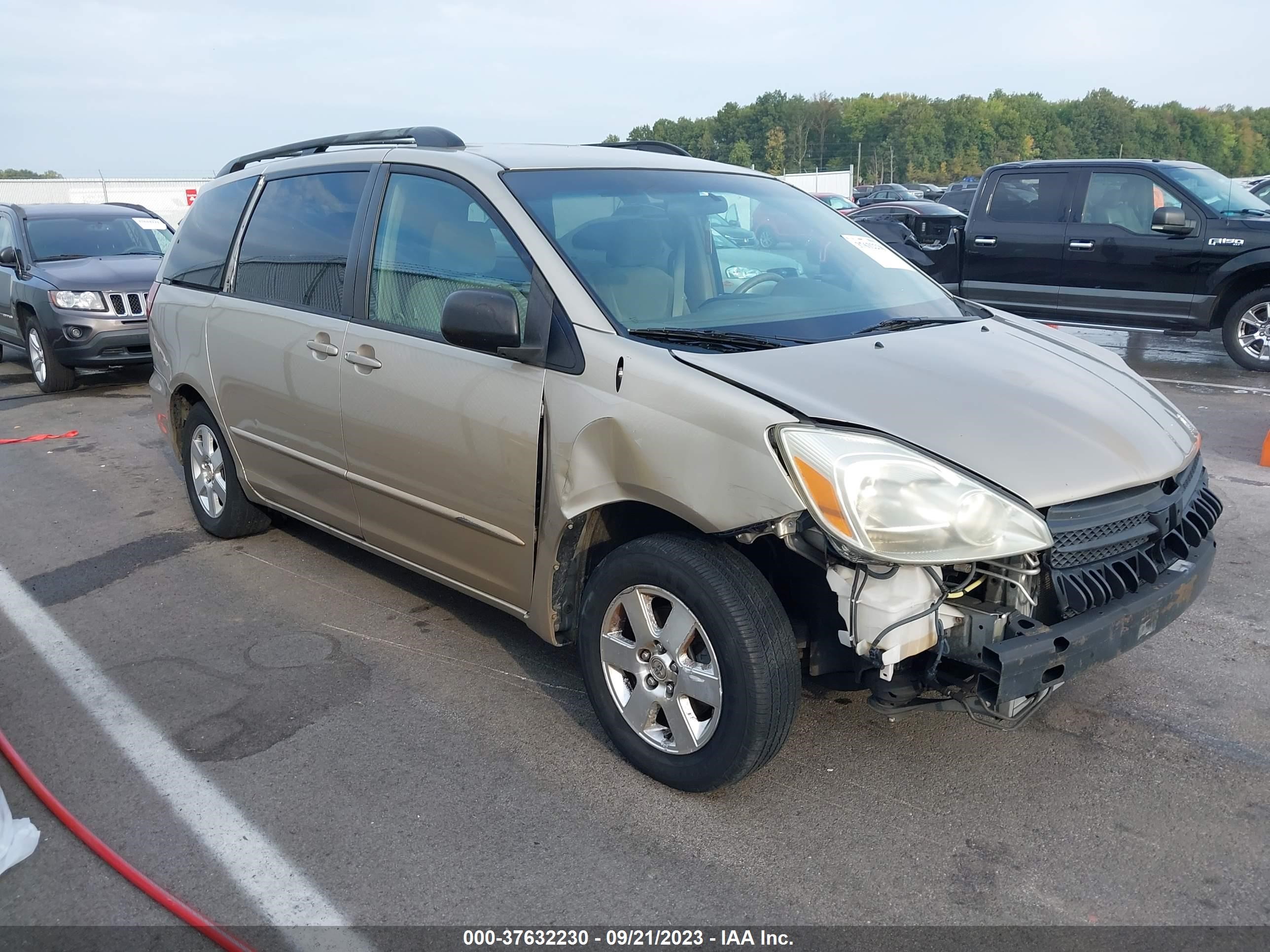 TOYOTA SIENNA 2005 5tdza23c45s224222