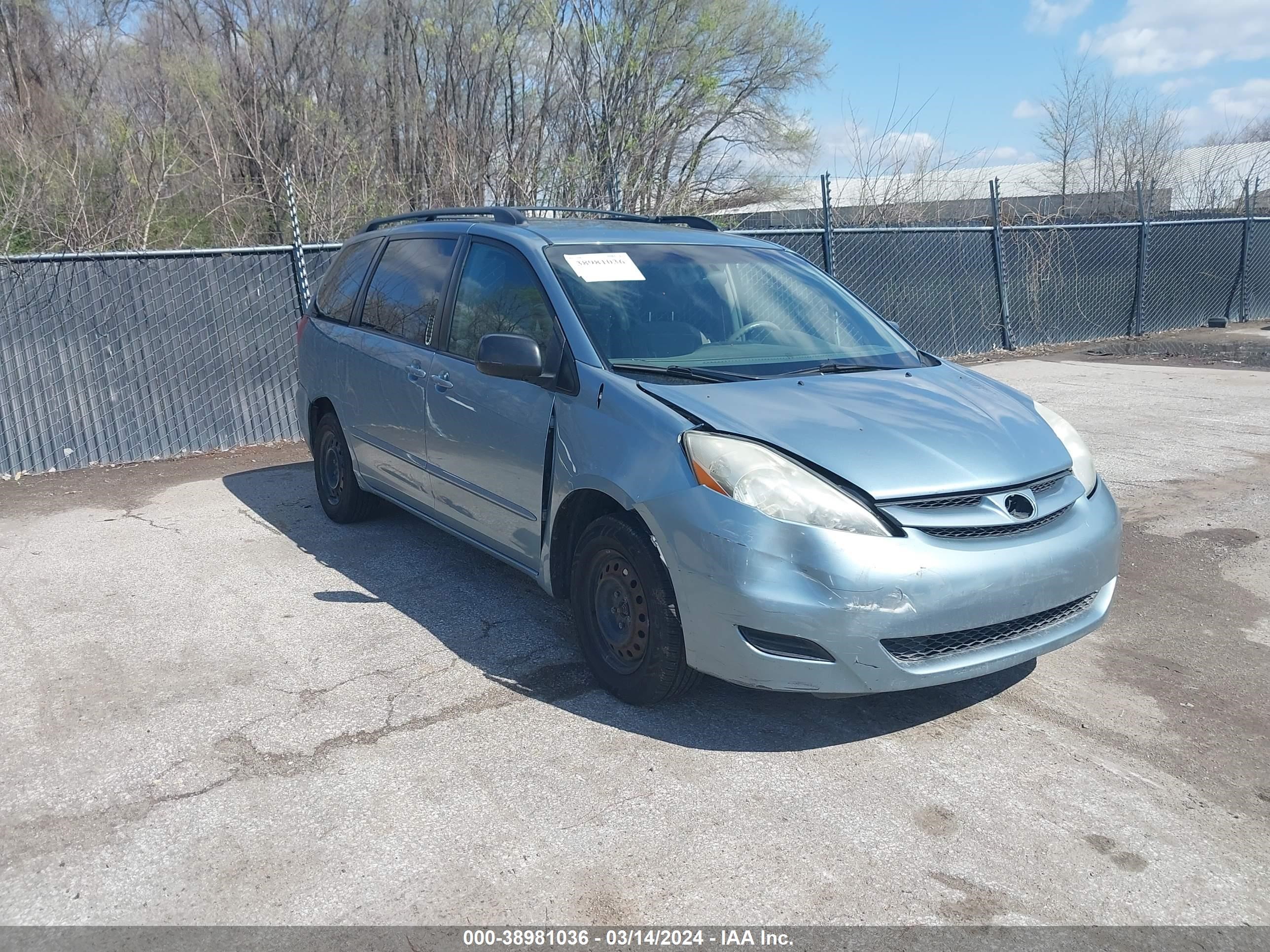 TOYOTA SIENNA 2006 5tdza23c46s444297