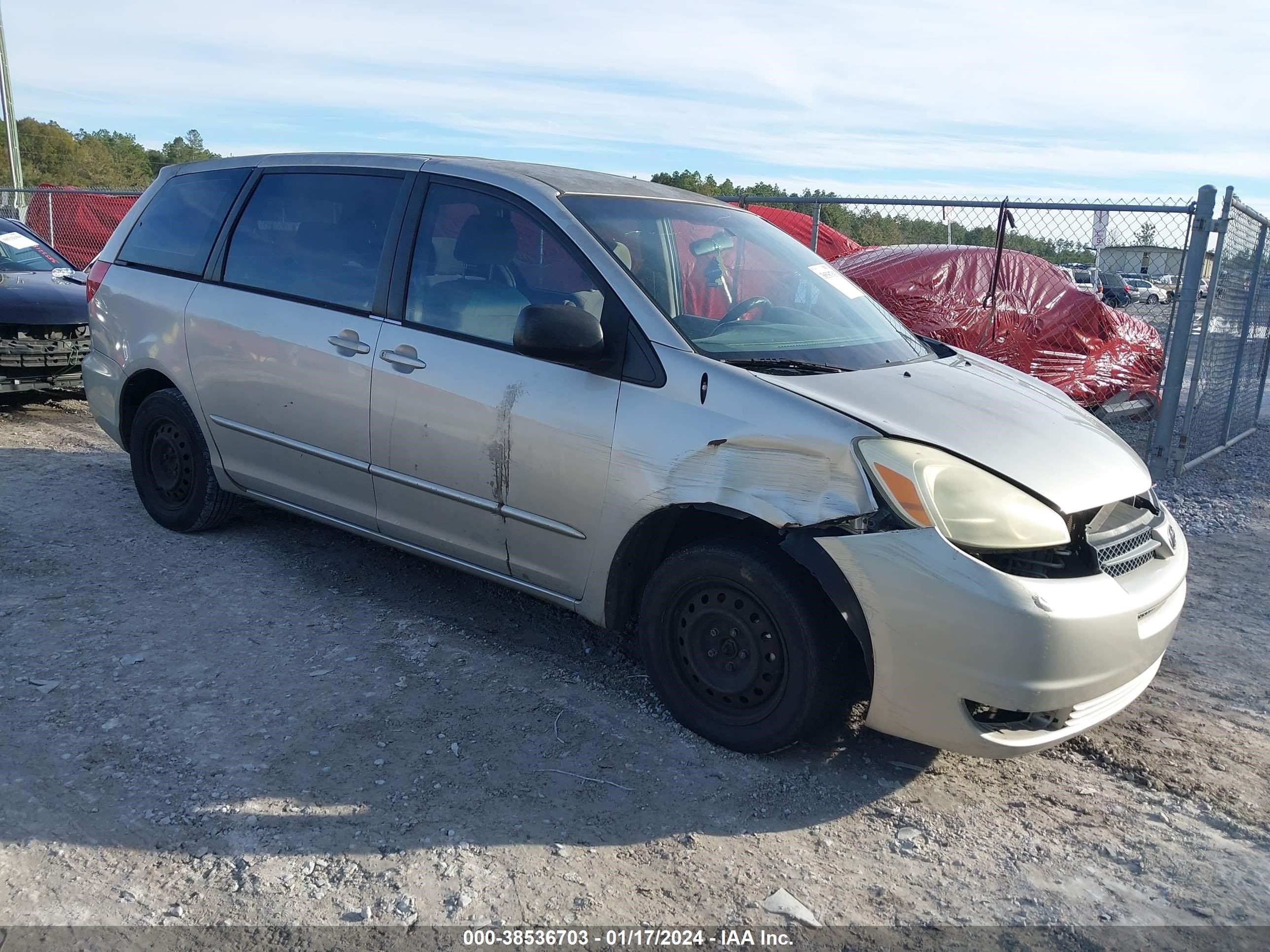 TOYOTA SIENNA 2004 5tdza23c54s006949