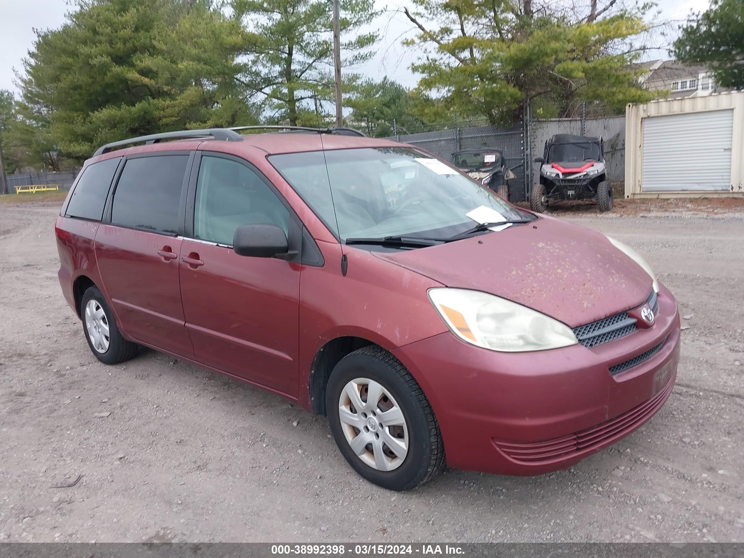 TOYOTA SIENNA 2004 5tdza23c54s149111