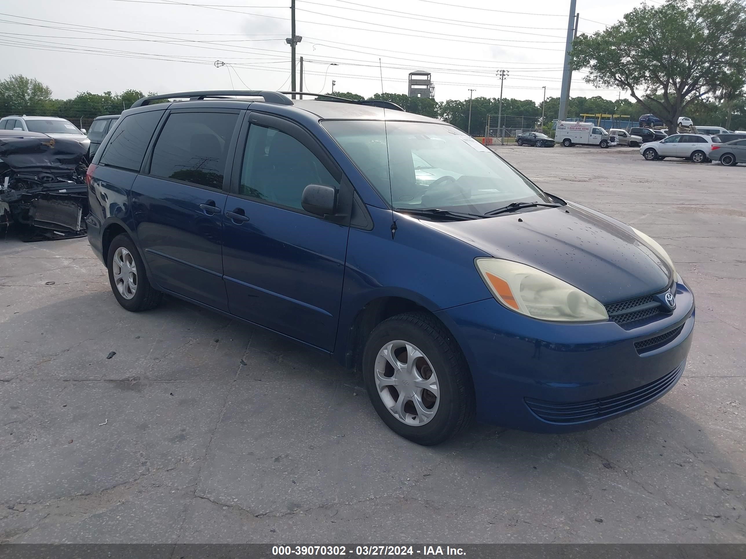 TOYOTA SIENNA 2004 5tdza23c54s176602