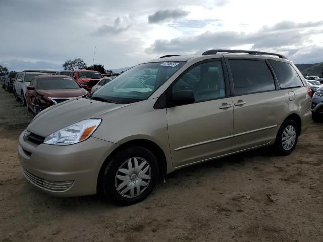 TOYOTA SIENNA CE 2004 5tdza23c54s198468