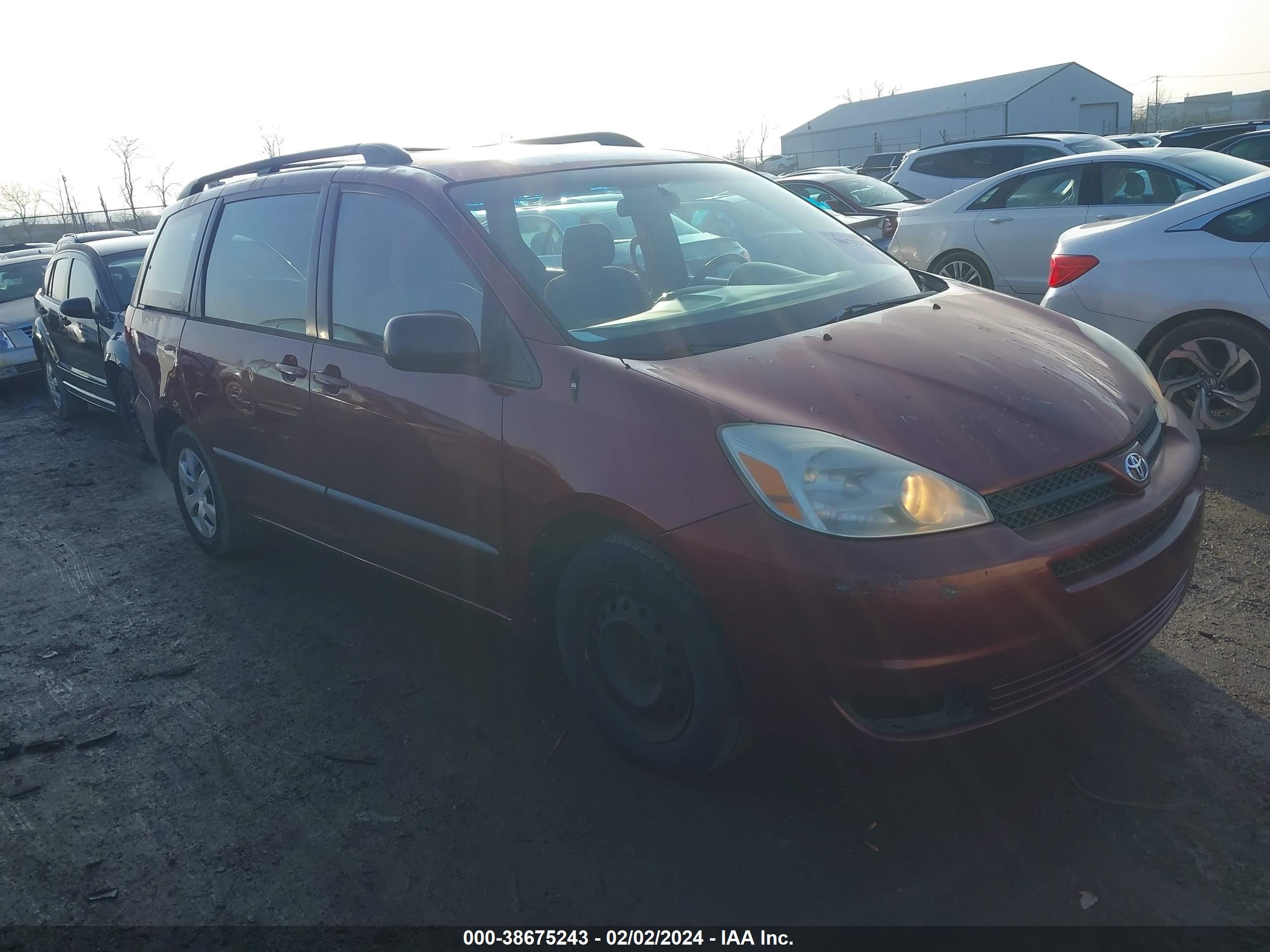 TOYOTA SIENNA 2004 5tdza23c54s204818