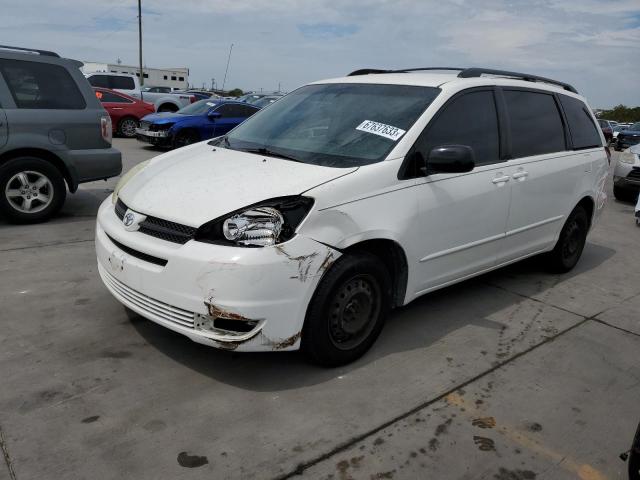 TOYOTA SIENNA CE 2005 5tdza23c55s230790