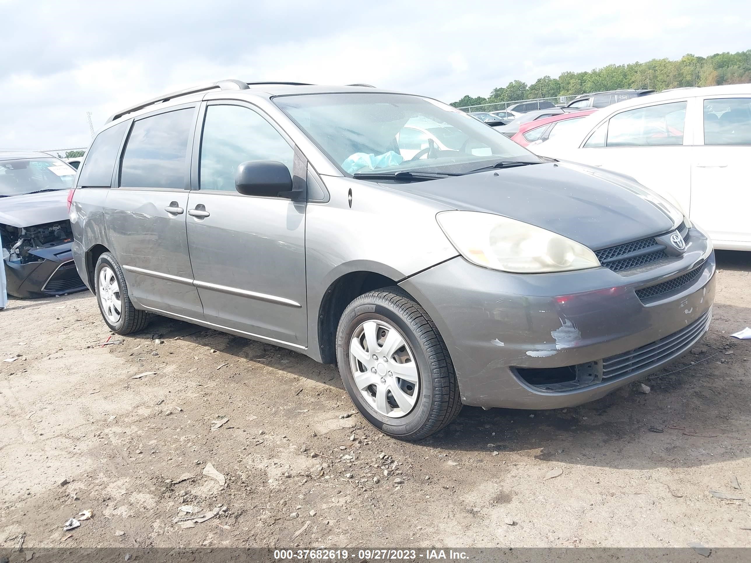 TOYOTA SIENNA 2005 5tdza23c55s244964