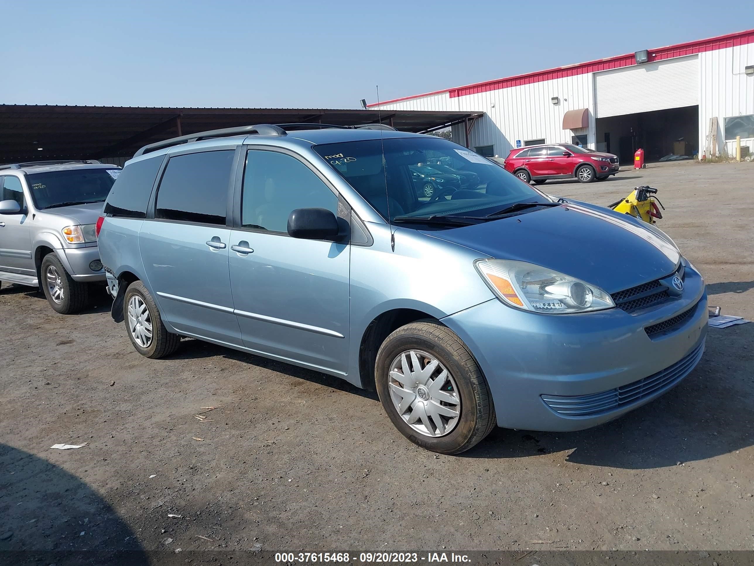 TOYOTA SIENNA 2005 5tdza23c55s354056