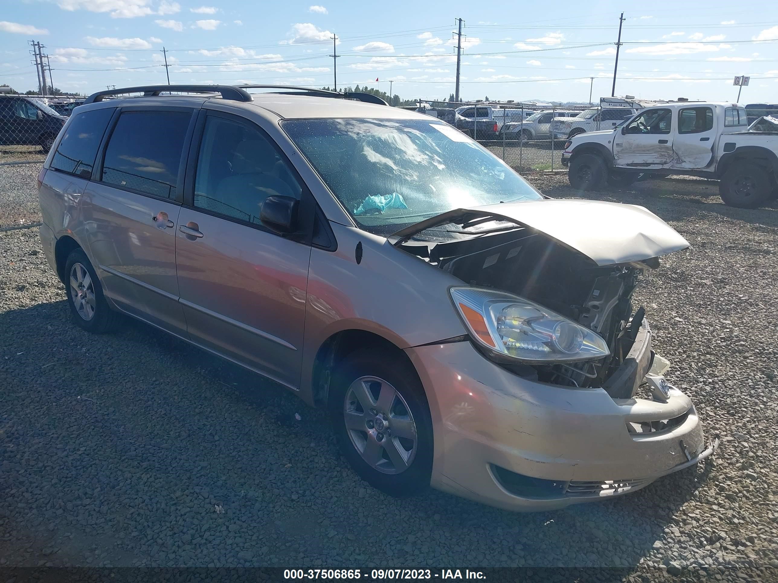 TOYOTA SIENNA 2005 5tdza23c55s357653