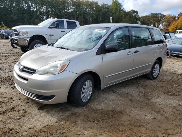 TOYOTA SIENNA CE 2004 5tdza23c64s154222