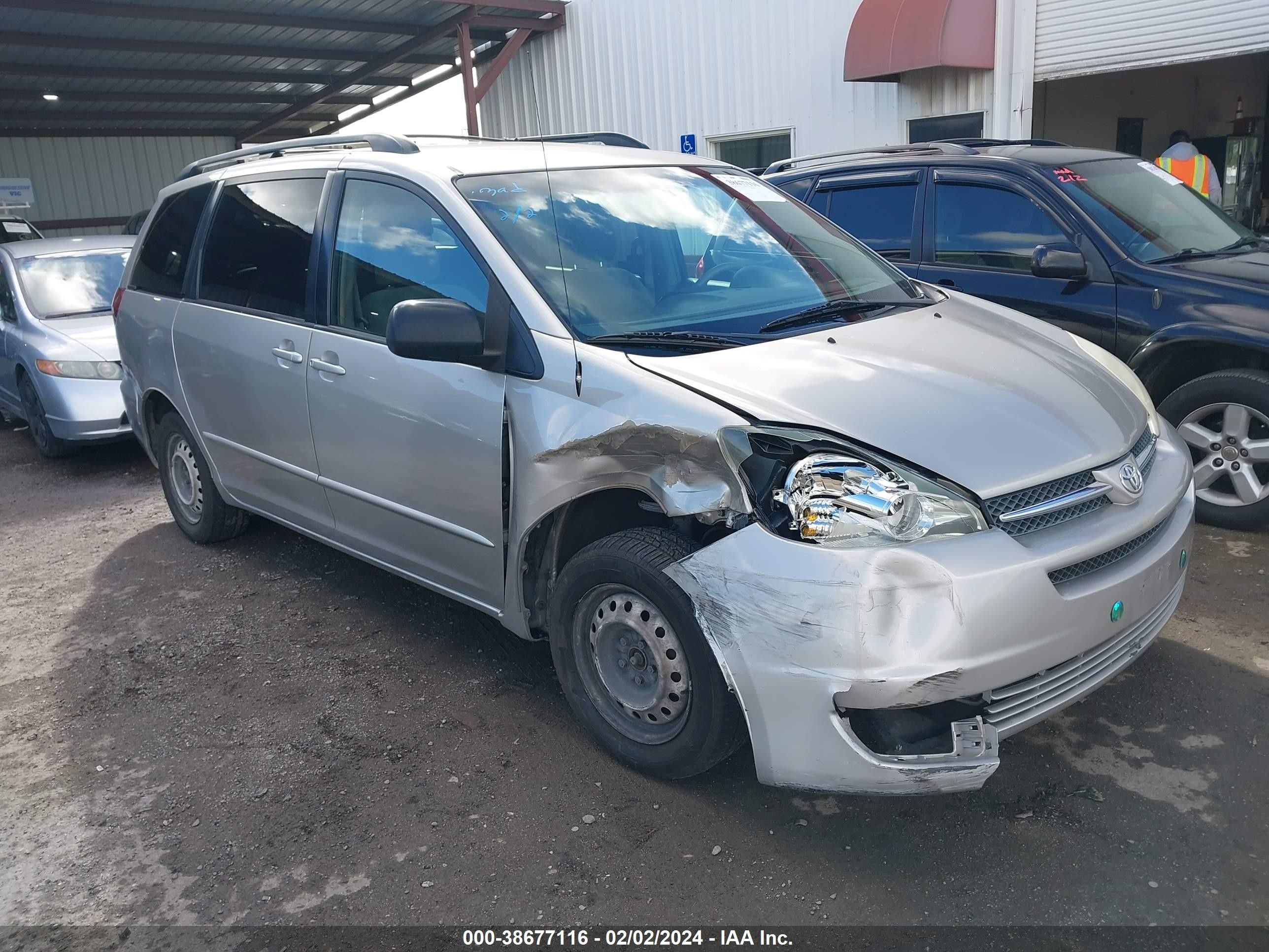 TOYOTA SIENNA 2005 5tdza23c65s307943