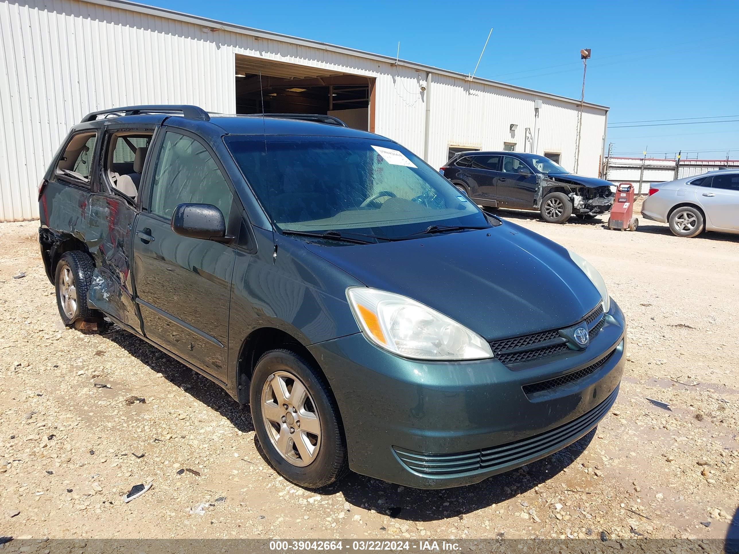 TOYOTA SIENNA 2005 5tdza23c65s308705