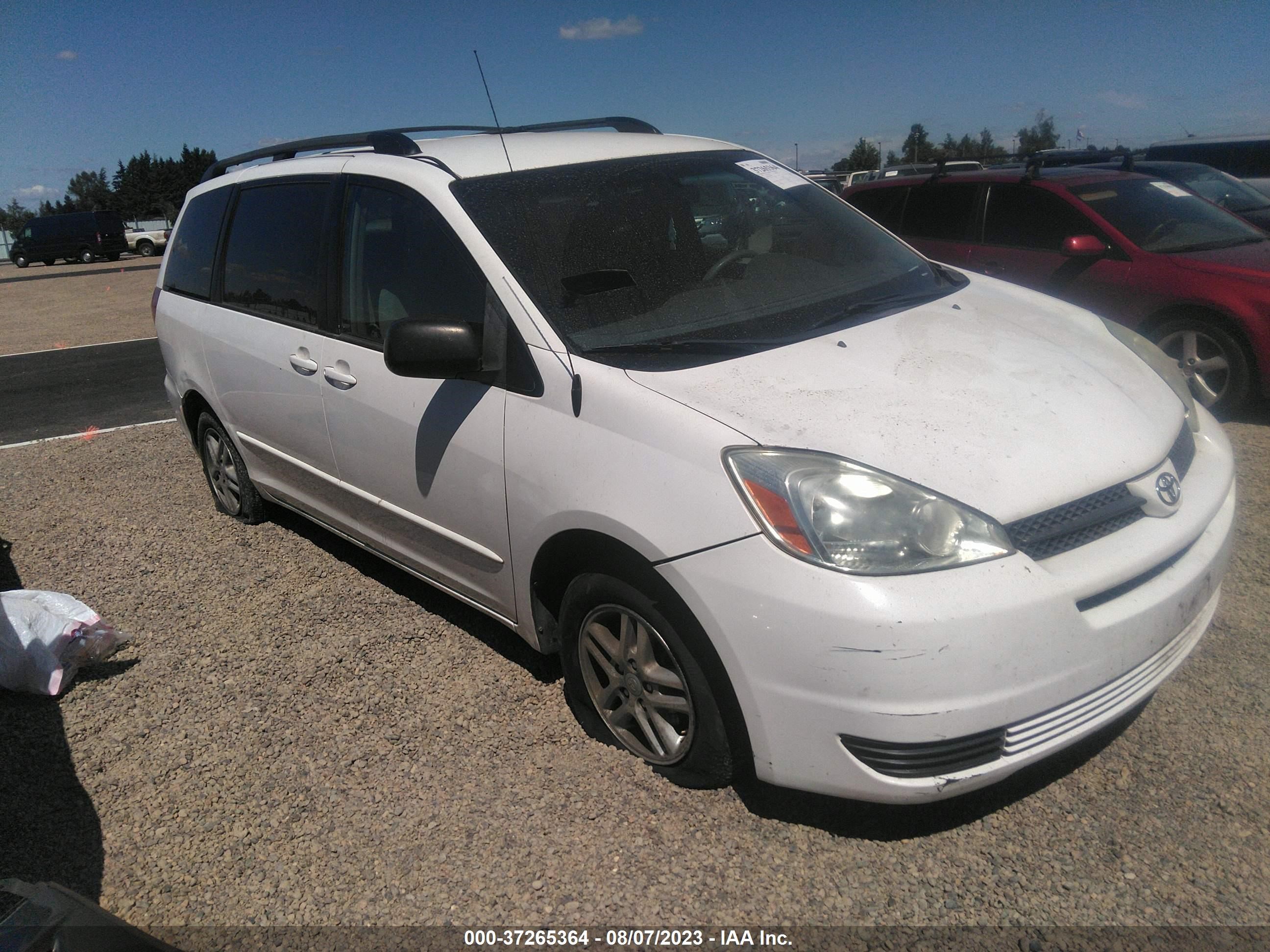 TOYOTA SIENNA 2004 5tdza23c74s025079