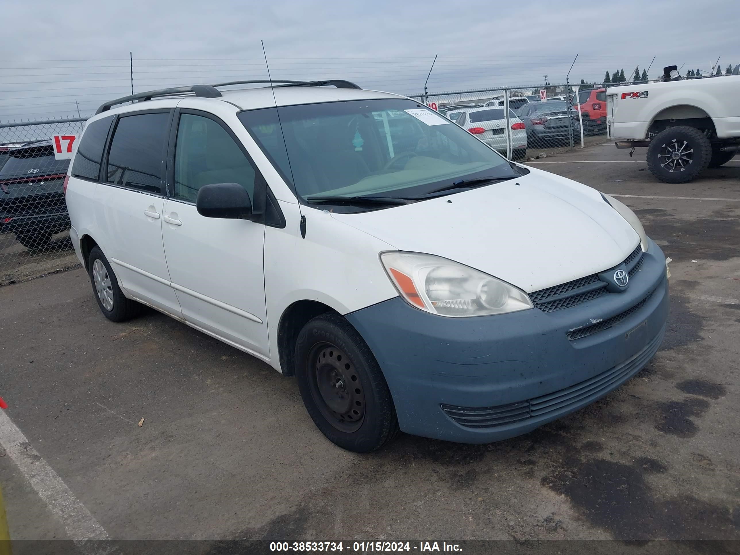 TOYOTA SIENNA 2004 5tdza23c74s036499