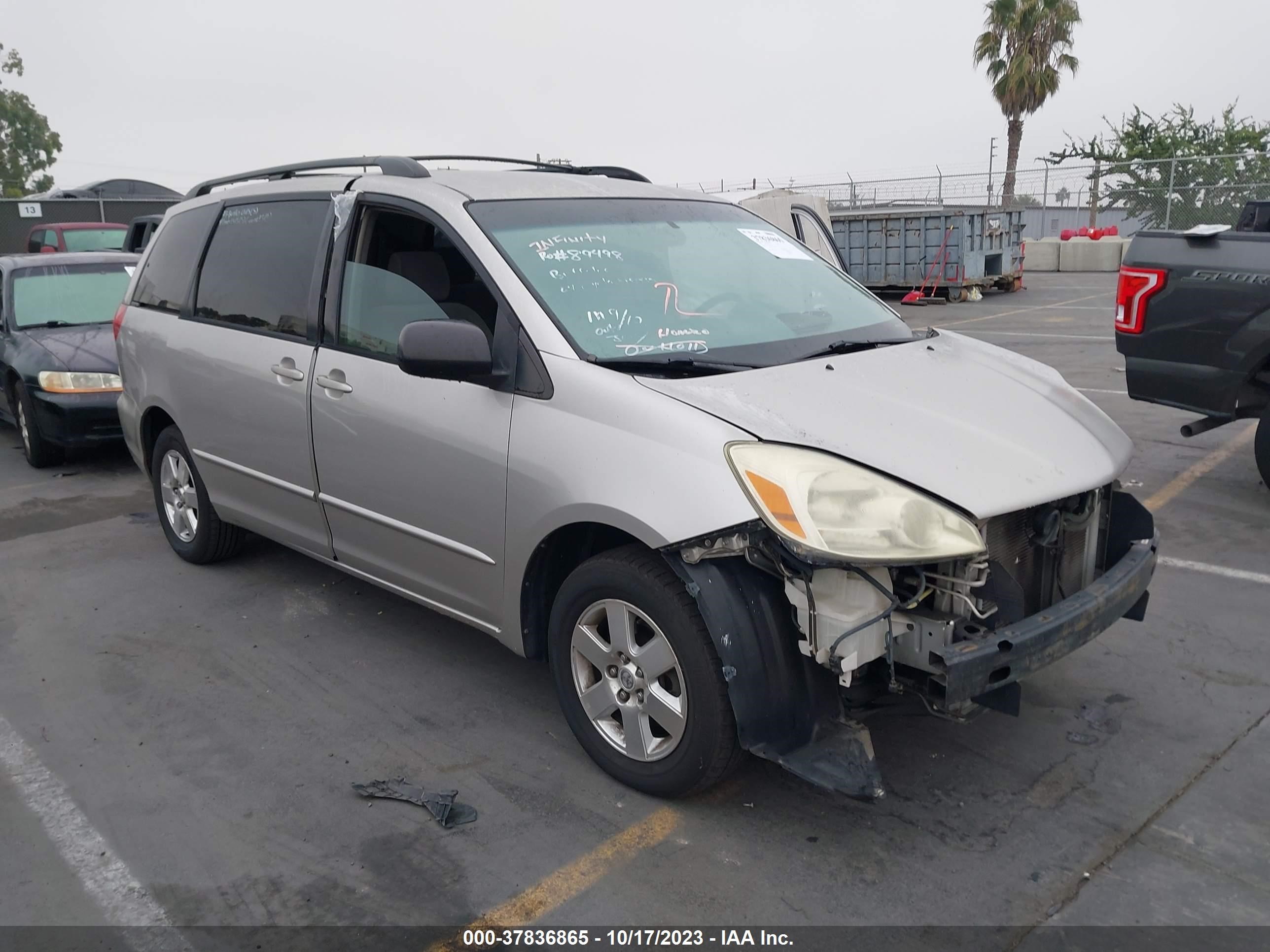 TOYOTA SIENNA 2004 5tdza23c74s101268