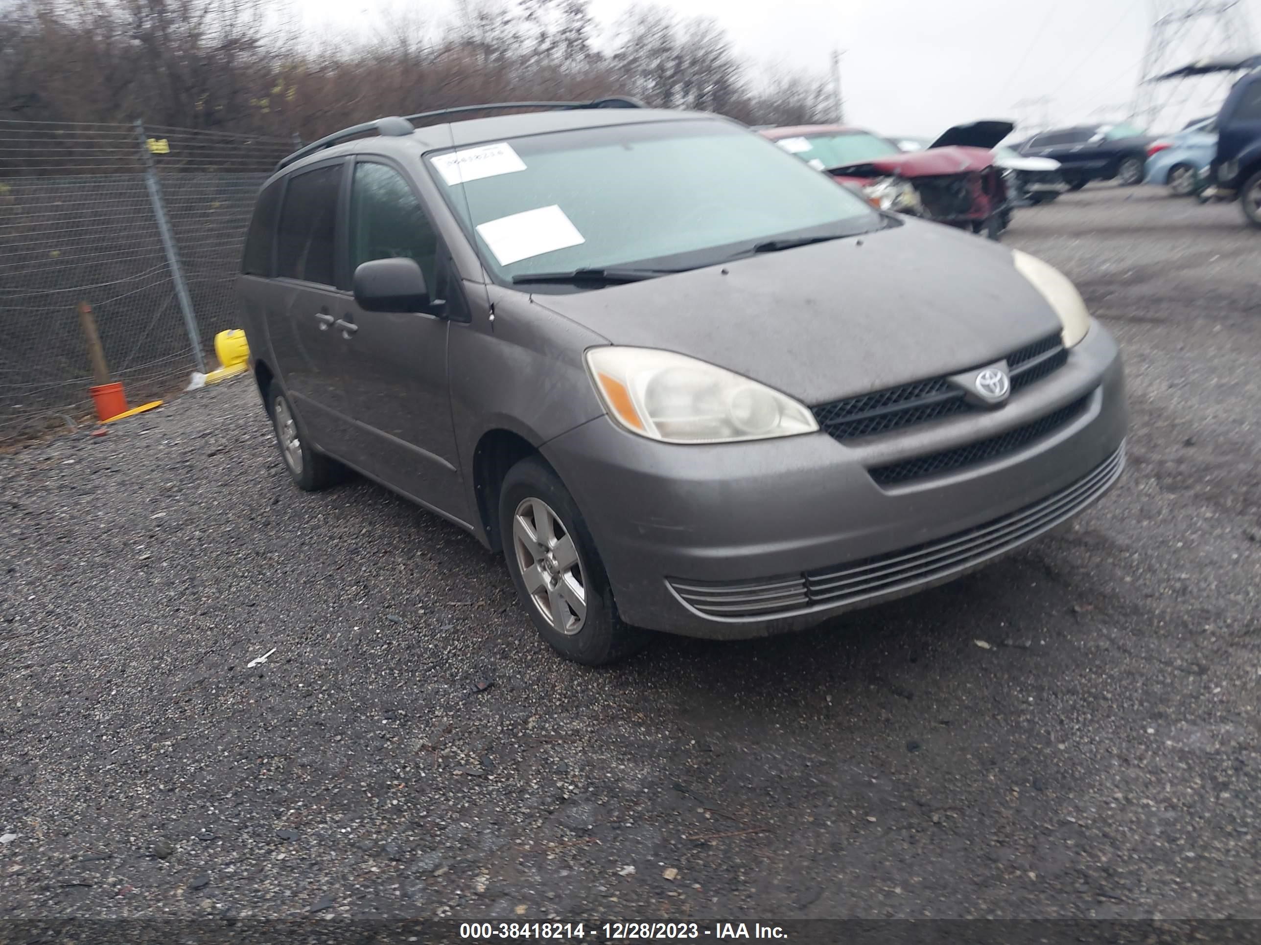 TOYOTA SIENNA 2004 5tdza23c74s157310