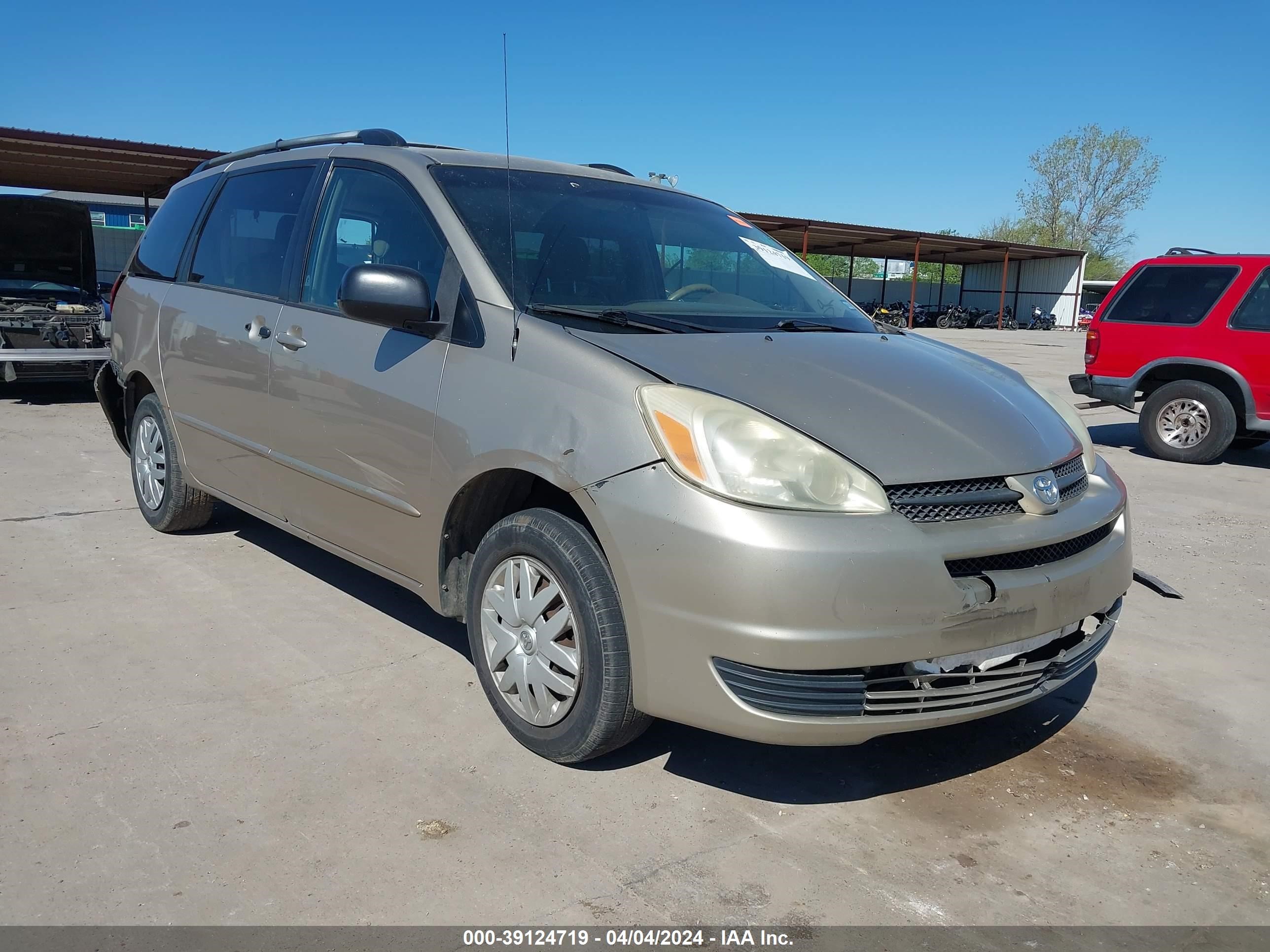 TOYOTA SIENNA 2004 5tdza23c74s190341