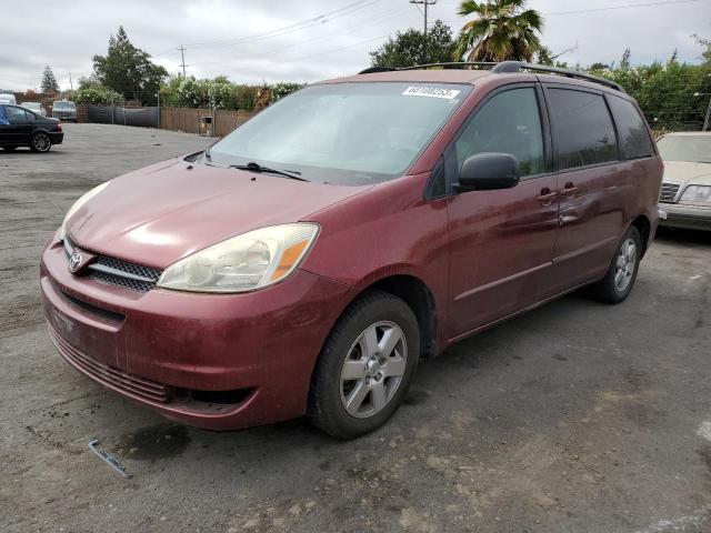 TOYOTA SIENNA CE 2005 5tdza23c75s290800