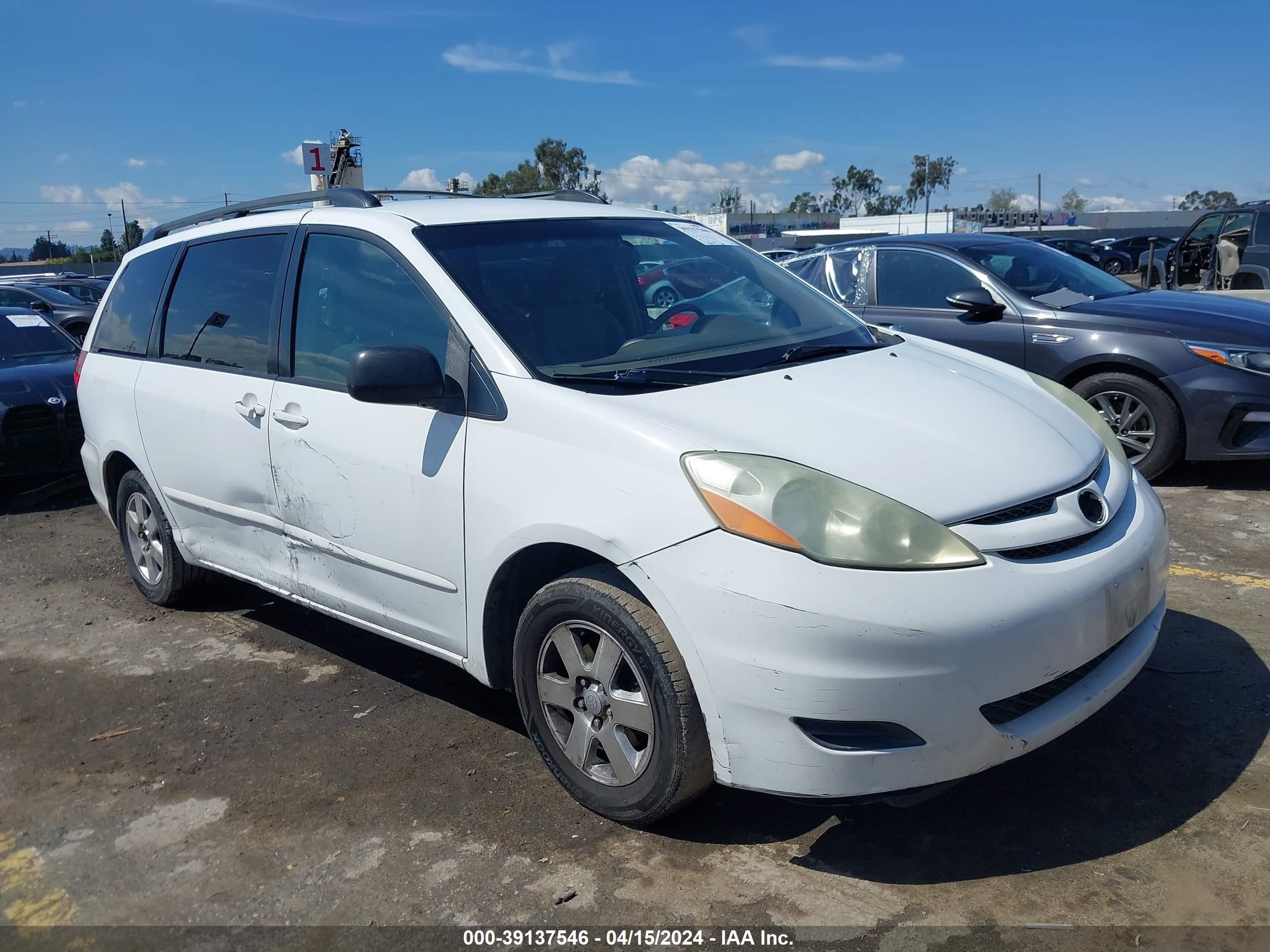 TOYOTA SIENNA 2006 5tdza23c76s427042