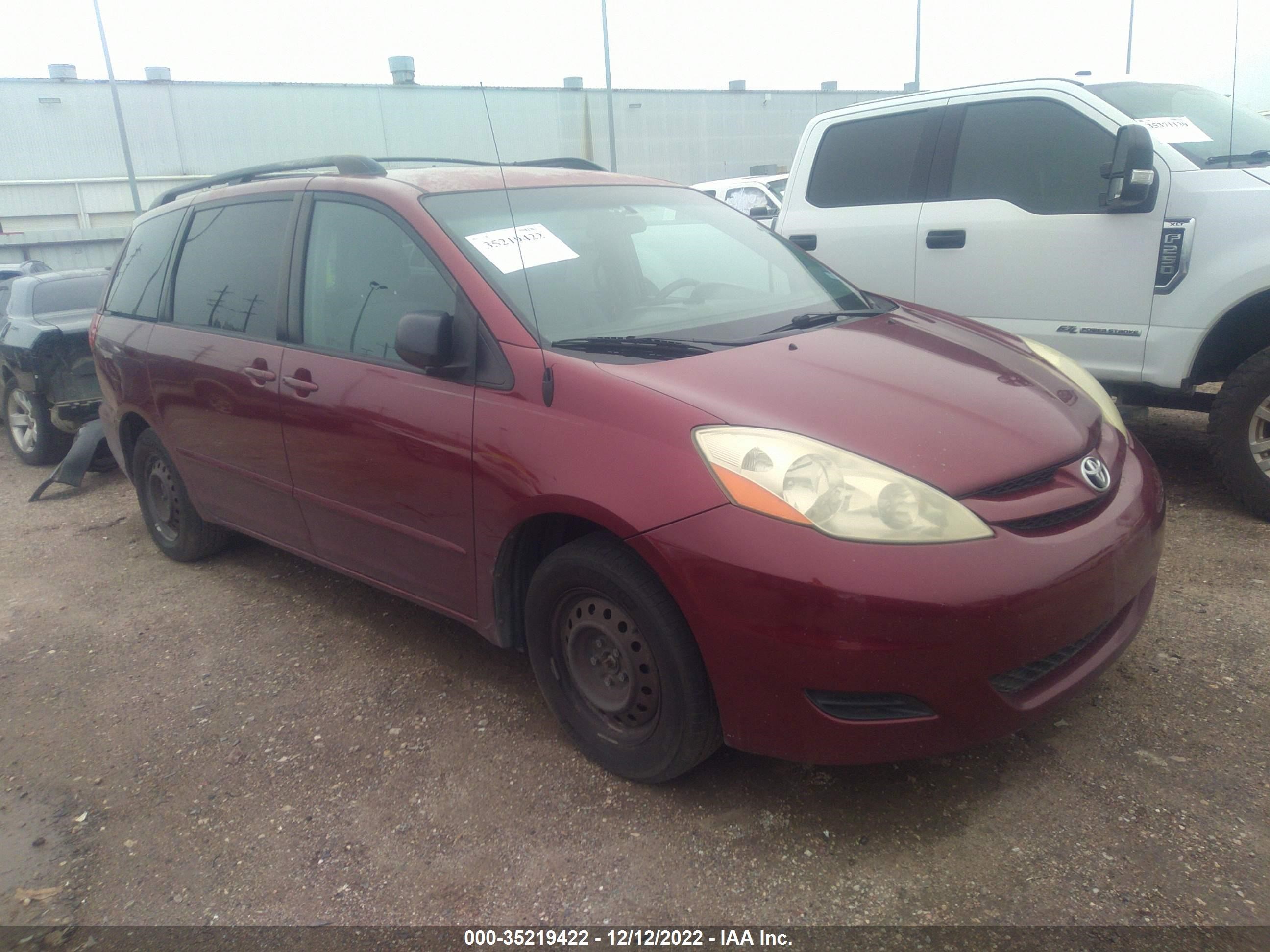 TOYOTA SIENNA 2006 5tdza23c76s445461