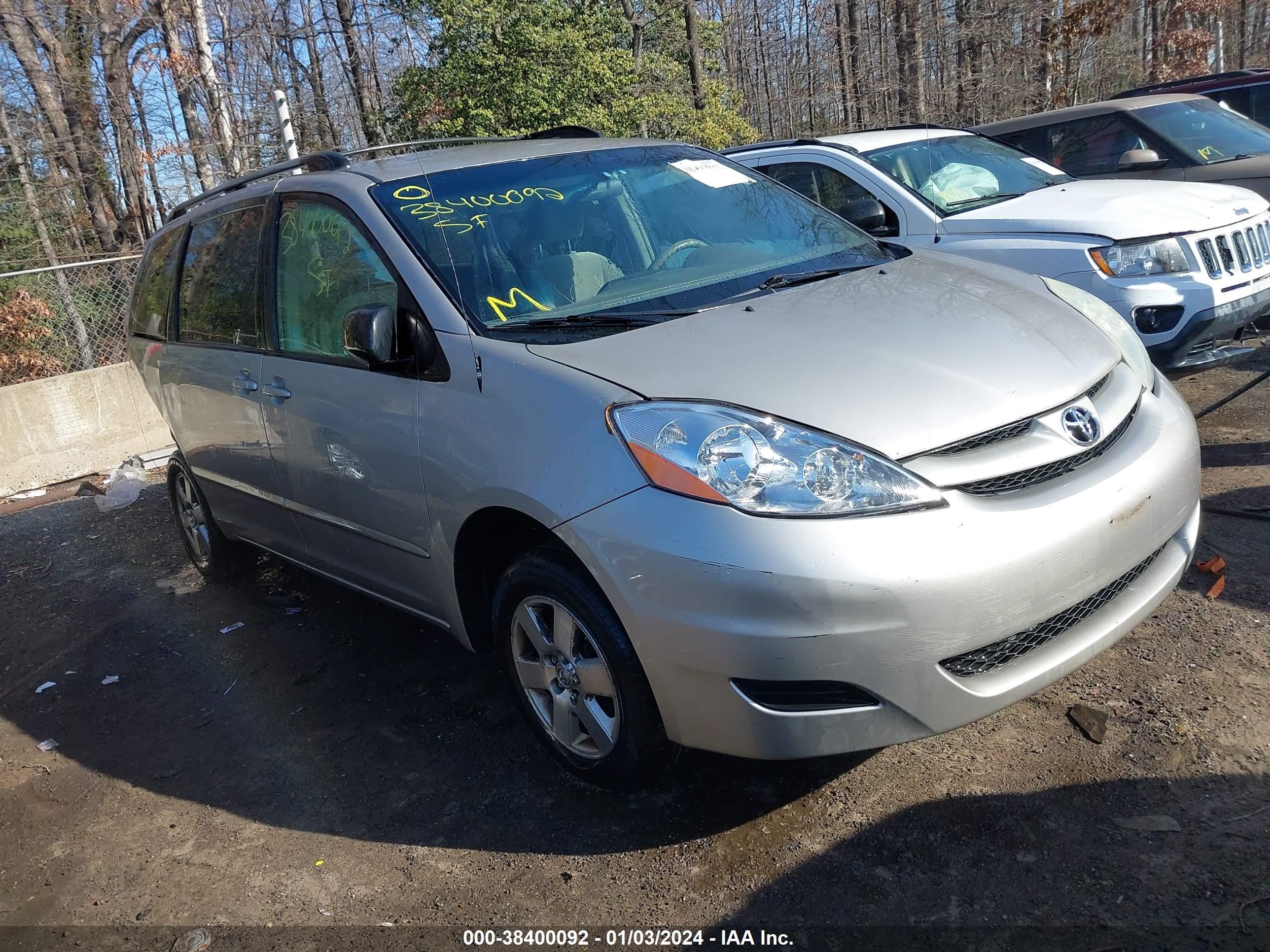 TOYOTA SIENNA 2006 5tdza23c76s485006