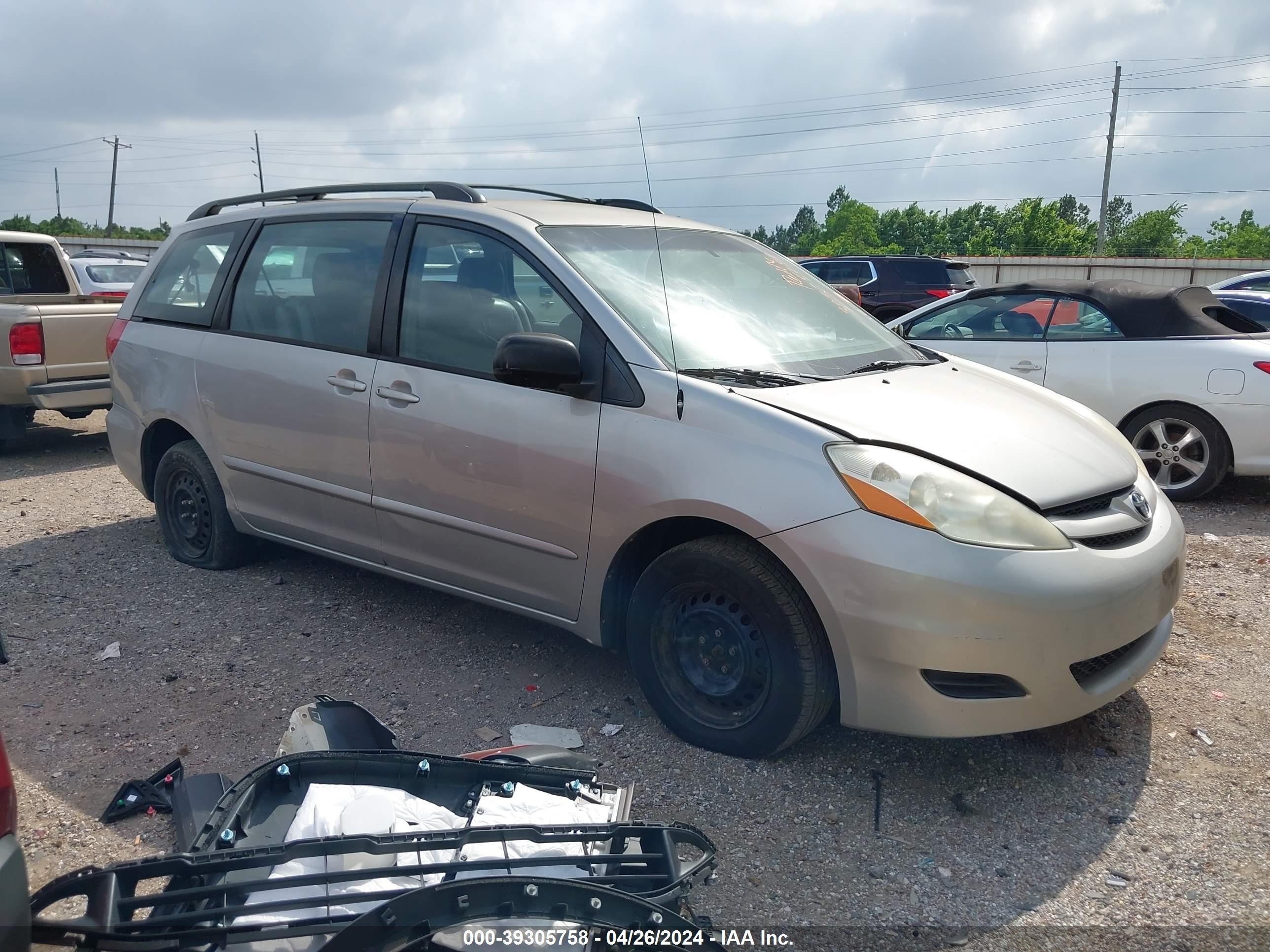 TOYOTA SIENNA 2006 5tdza23c76s567480