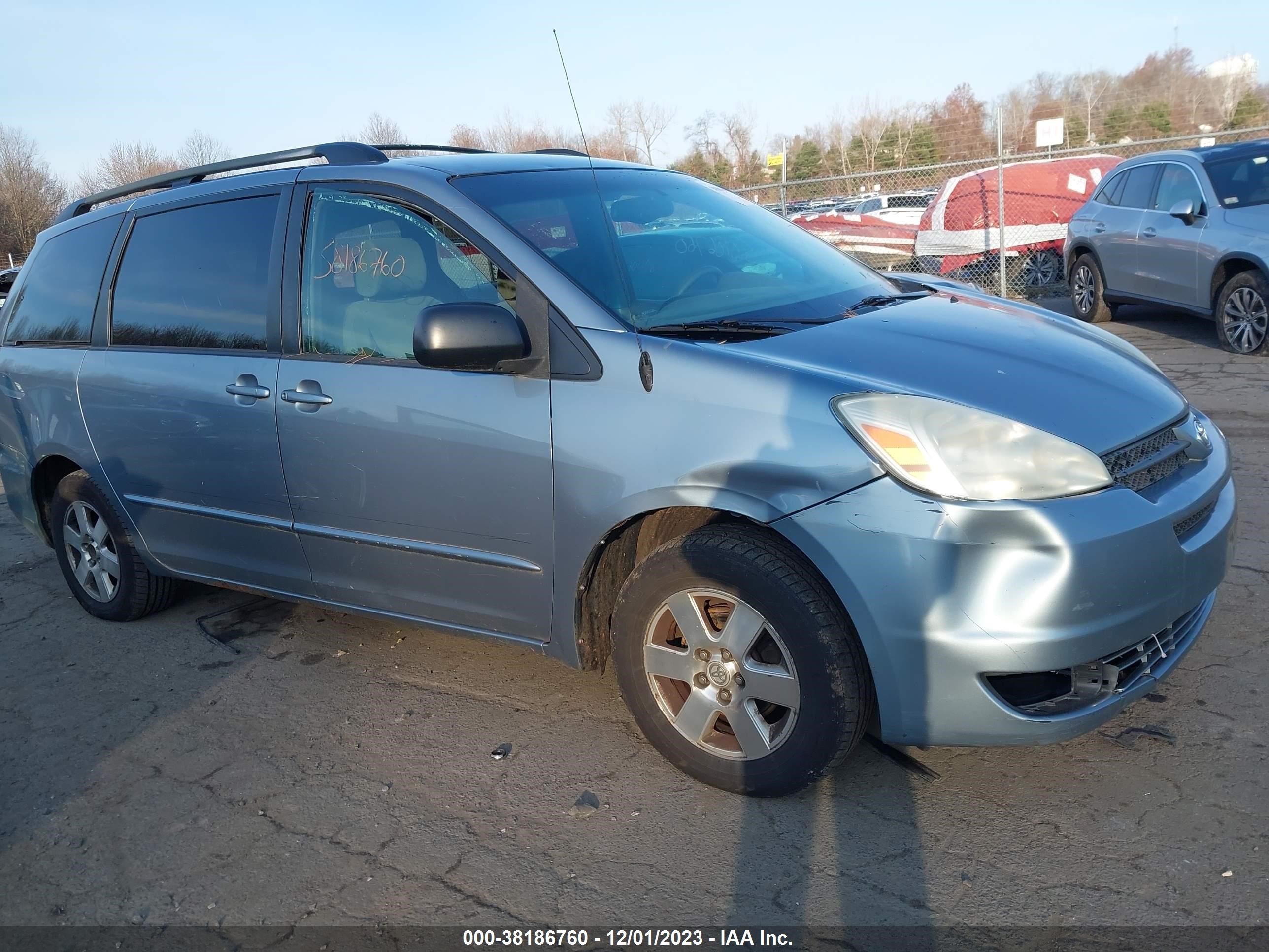 TOYOTA SIENNA 2004 5tdza23c84s054753