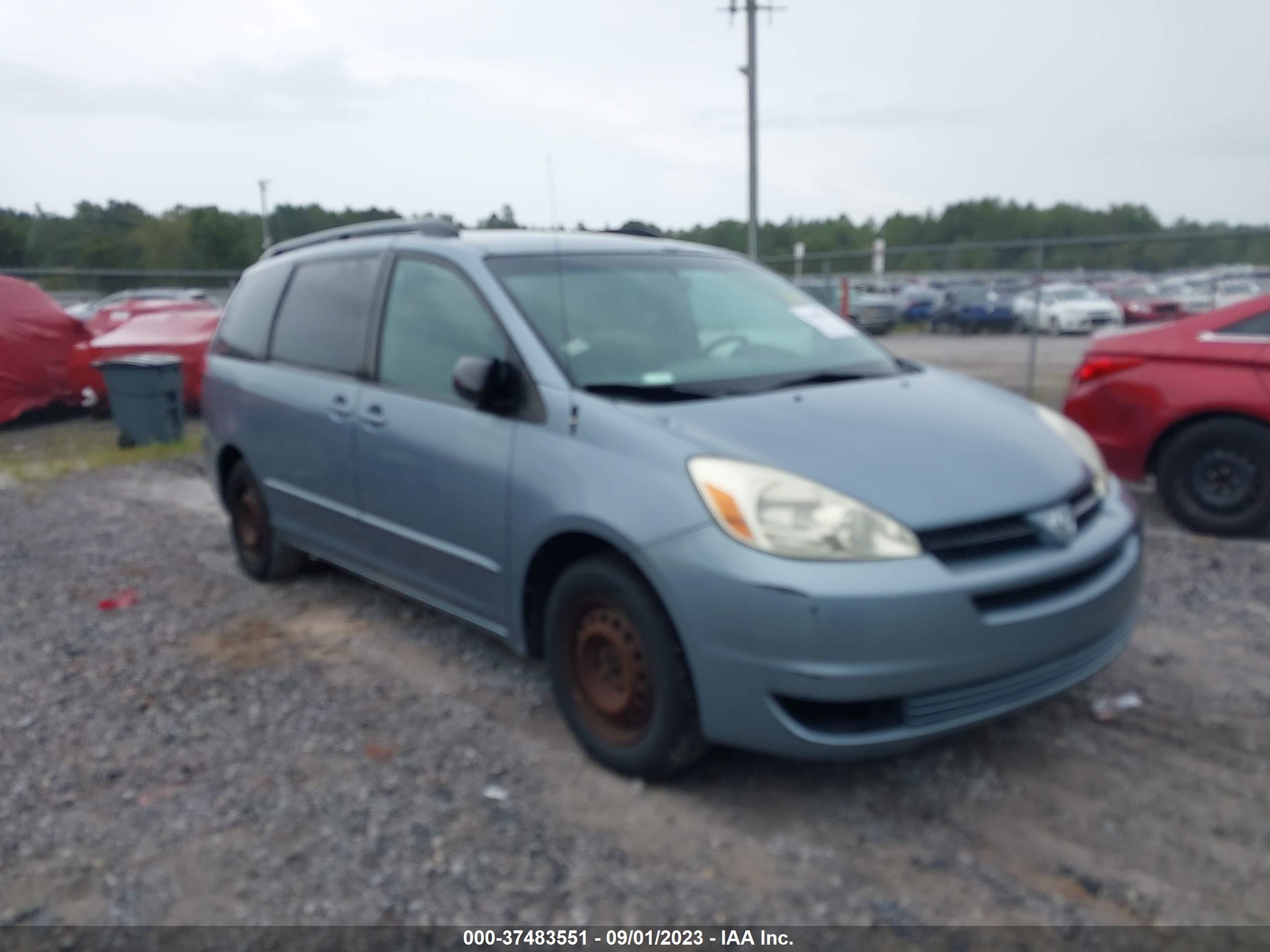 TOYOTA SIENNA 2004 5tdza23c84s127166