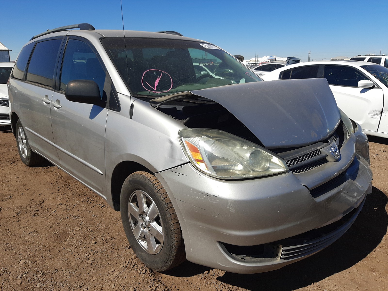 TOYOTA SIENNA CE 2004 5tdza23c84s150852