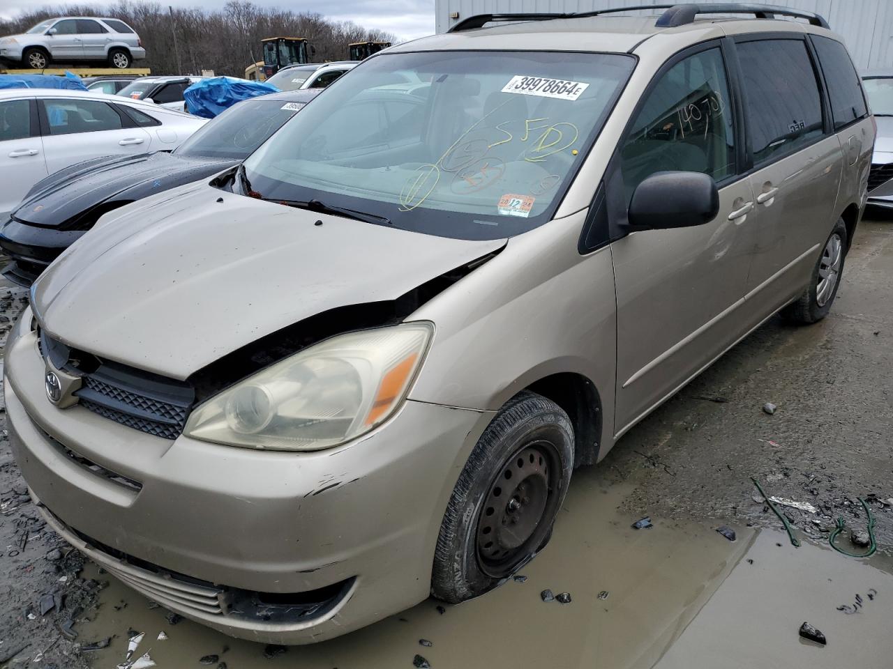 TOYOTA SIENNA 2004 5tdza23c84s197069