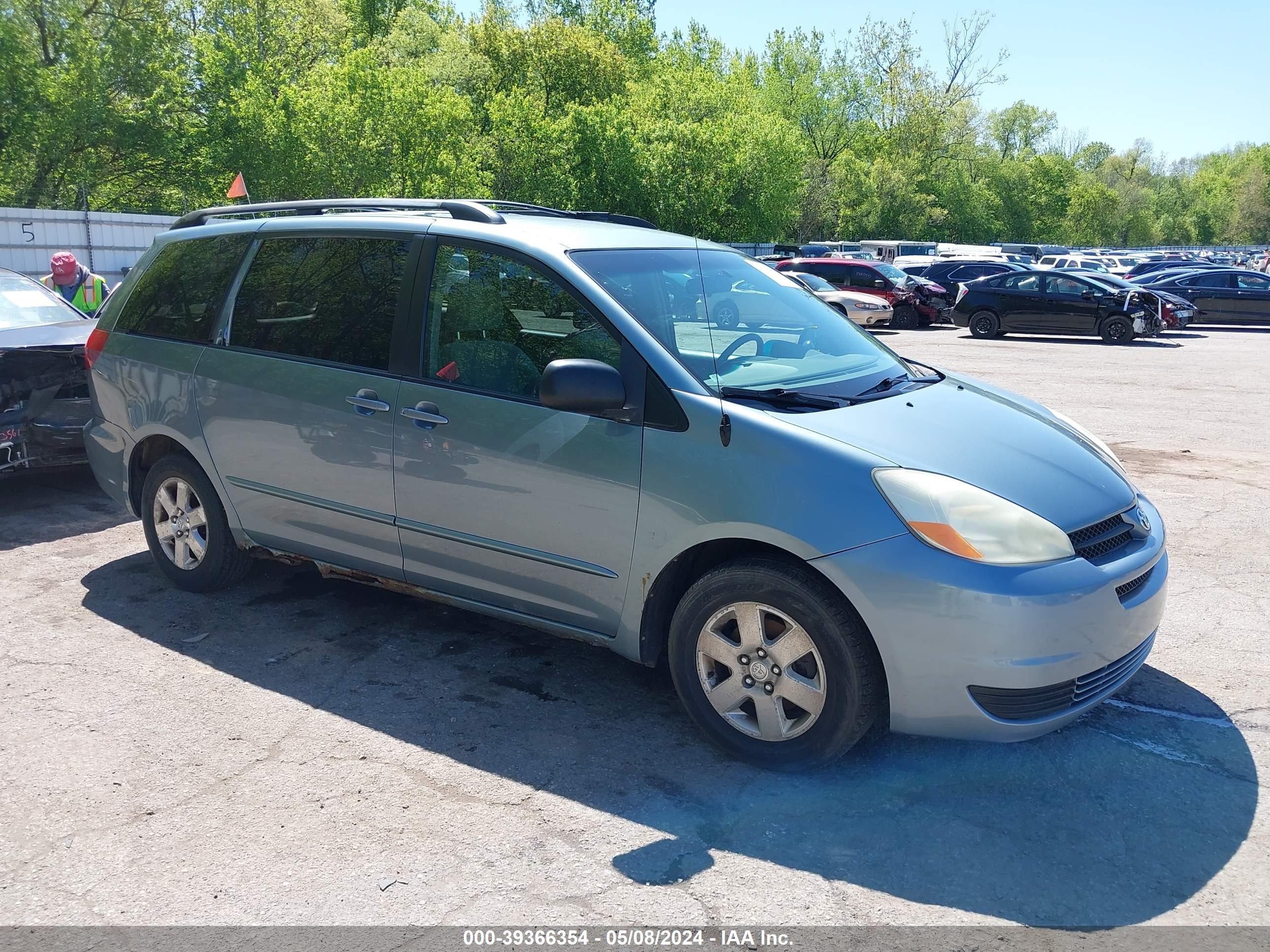 TOYOTA SIENNA 2005 5tdza23c85s231478