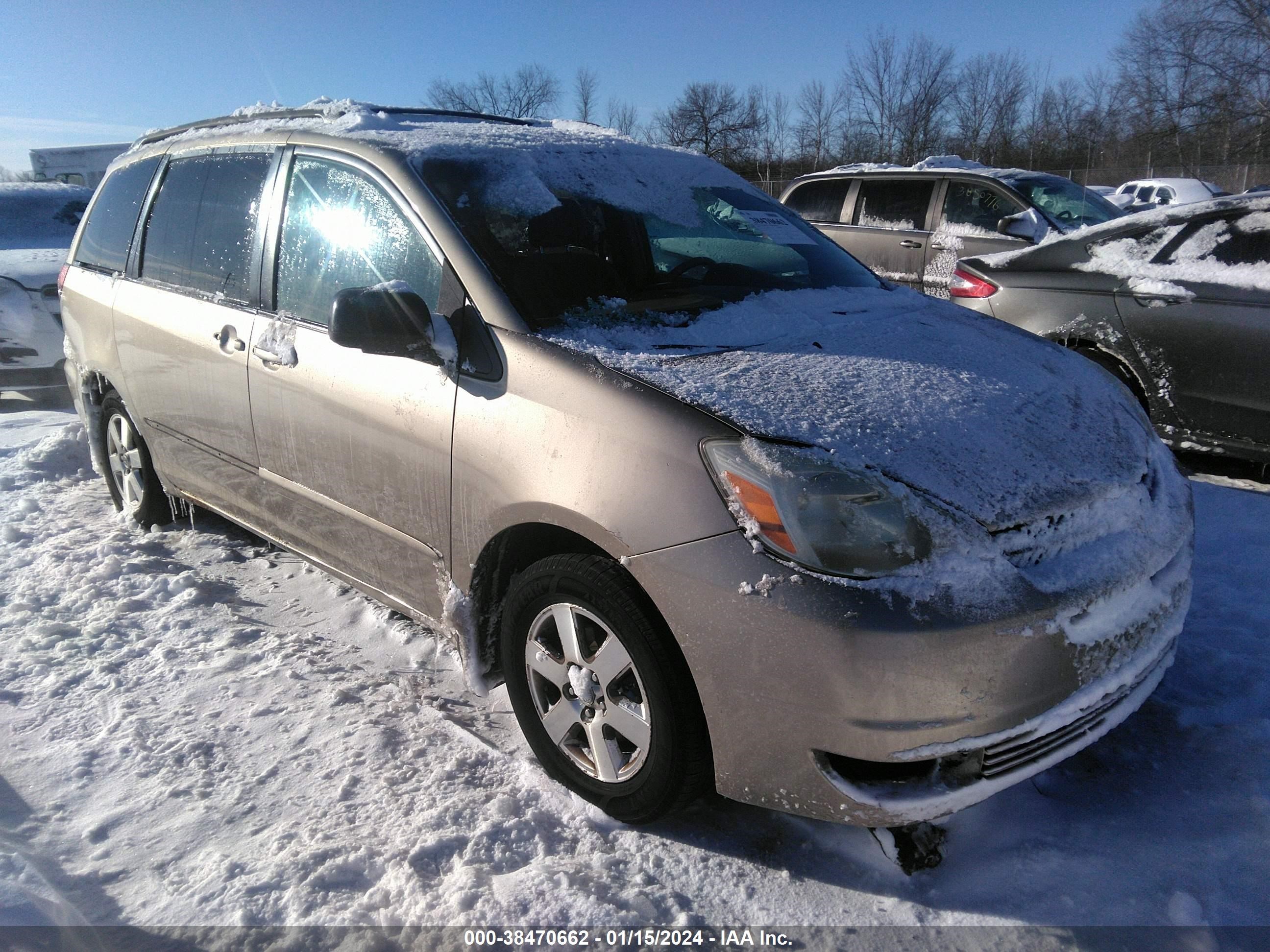 TOYOTA SIENNA 2005 5tdza23c85s271513