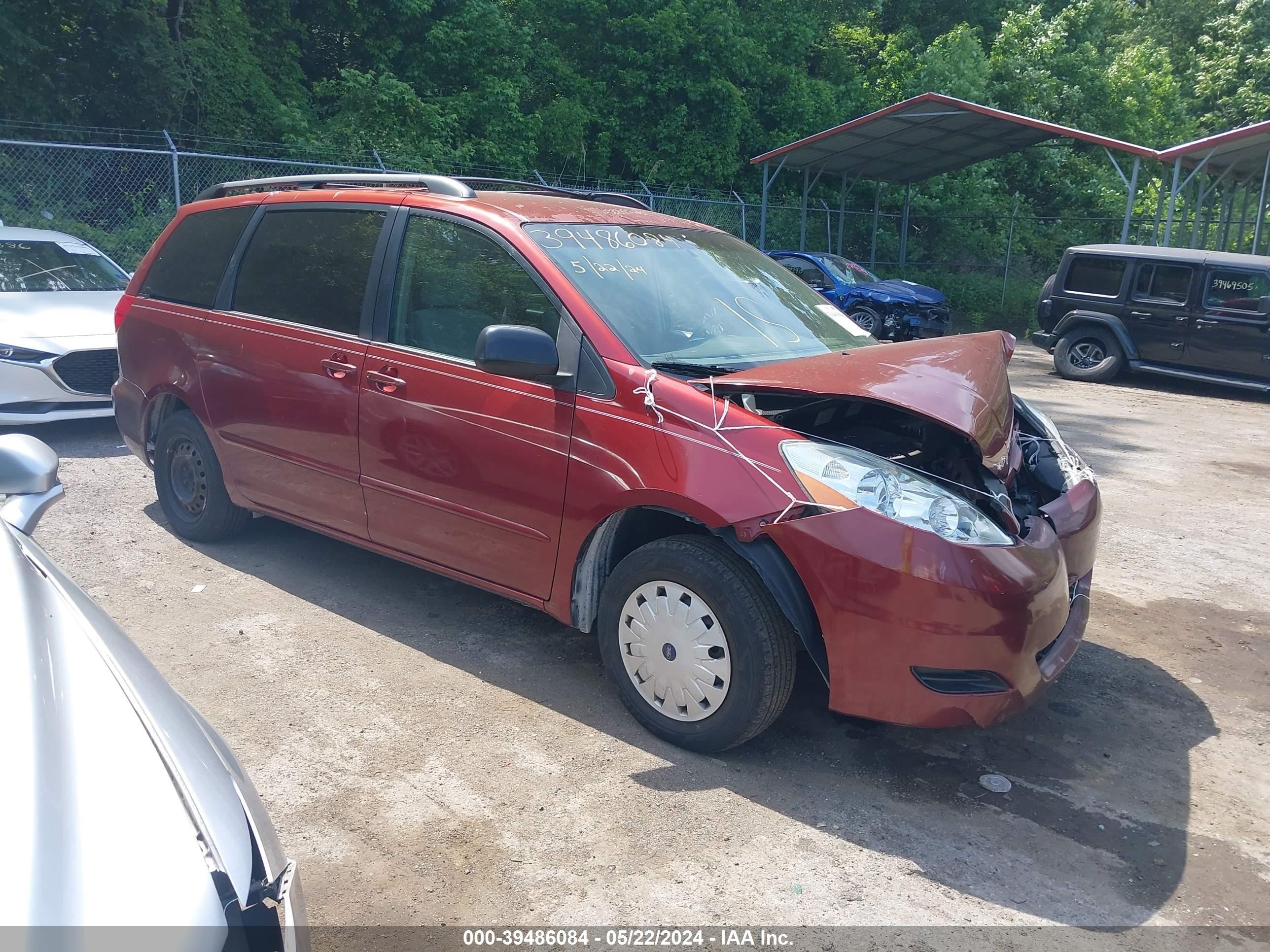 TOYOTA SIENNA 2006 5tdza23c86s450412