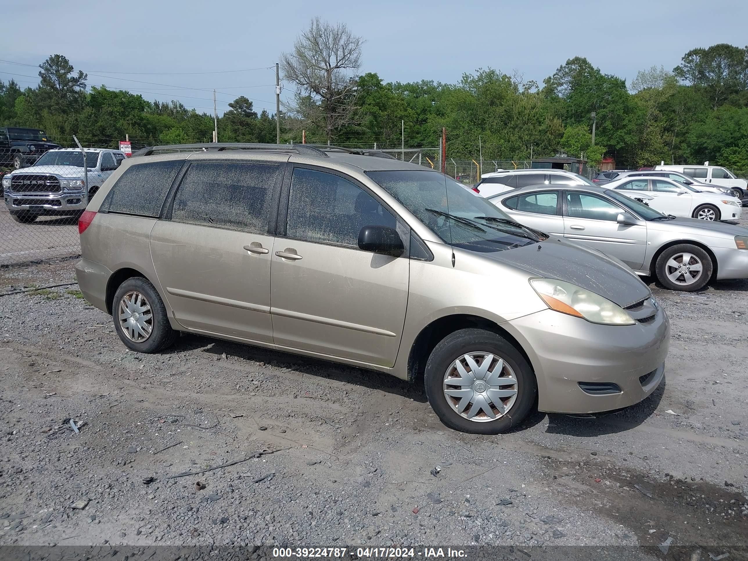 TOYOTA SIENNA 2006 5tdza23c86s471308