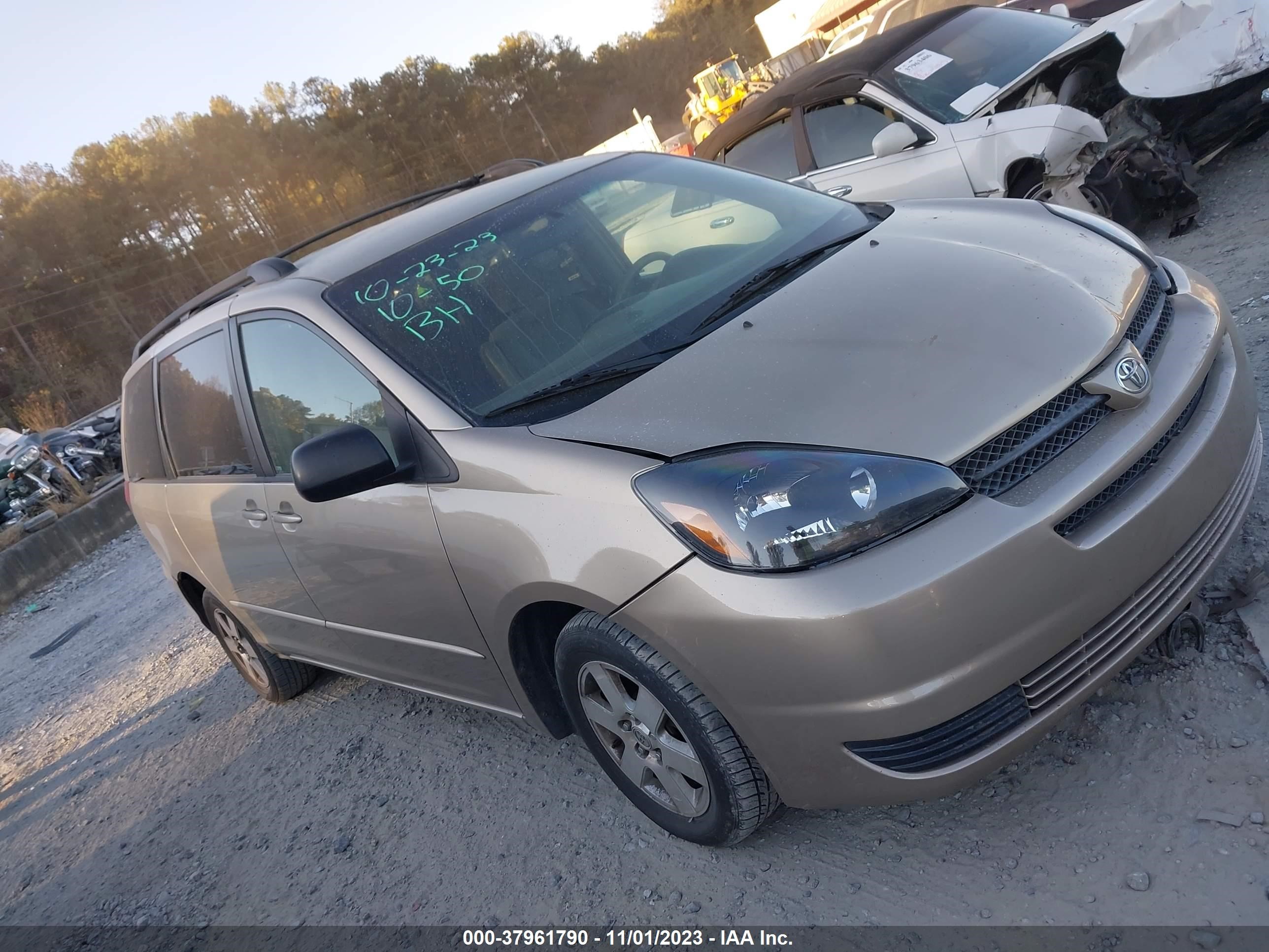 TOYOTA SIENNA 2004 5tdza23c94s012527