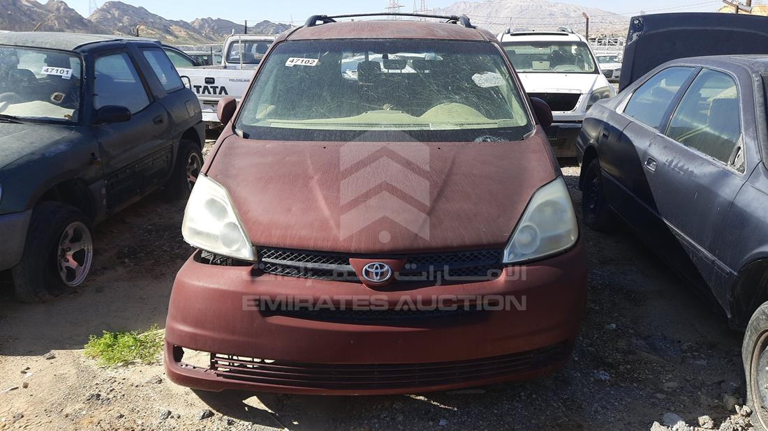 TOYOTA SIENNA 2005 5tdza23c95s244353