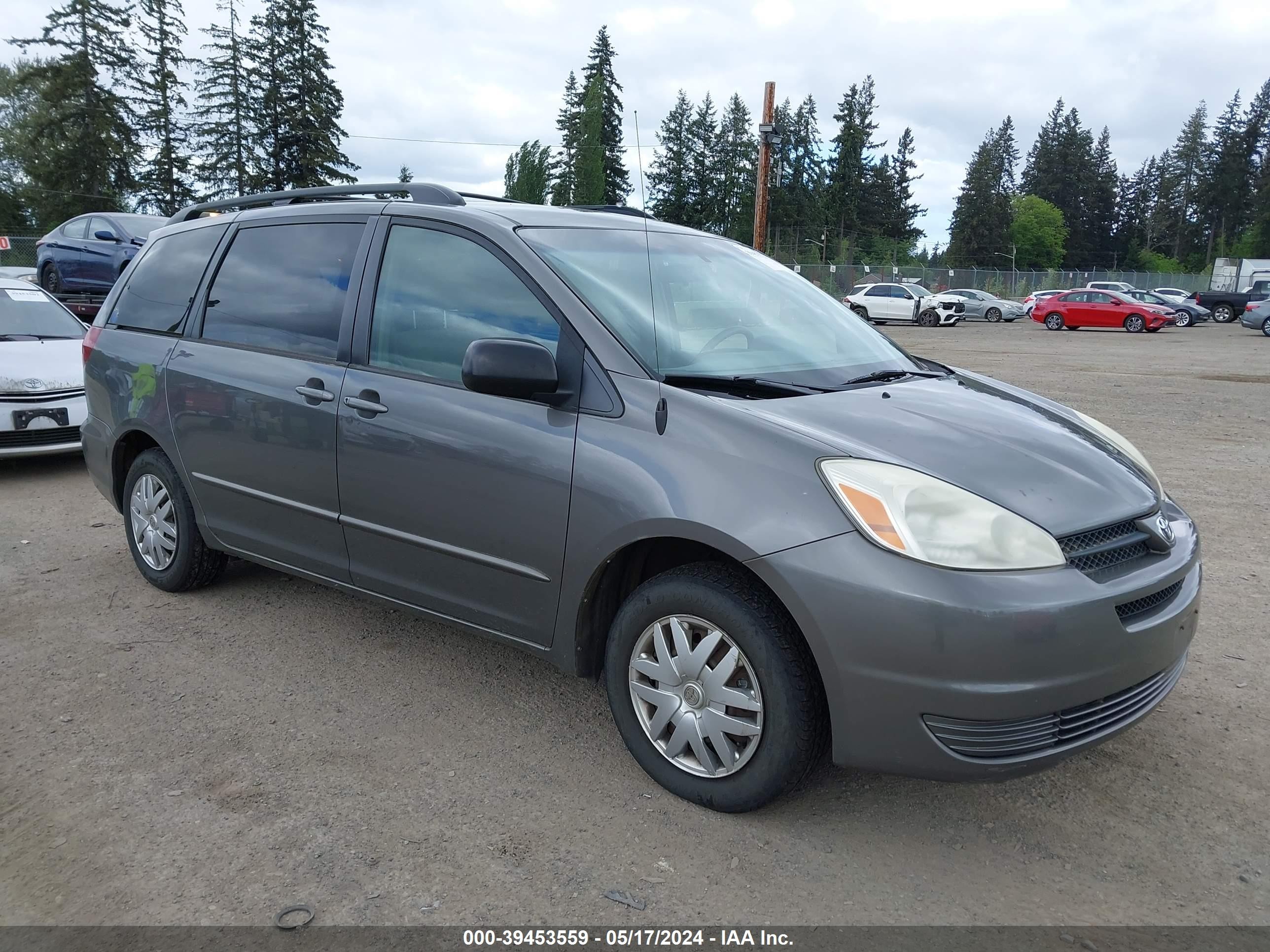 TOYOTA SIENNA 2005 5tdza23c95s263873