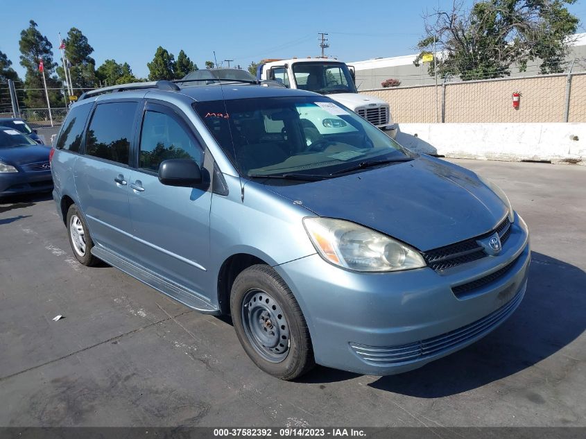 TOYOTA SIENNA 2005 5tdza23c95s385343