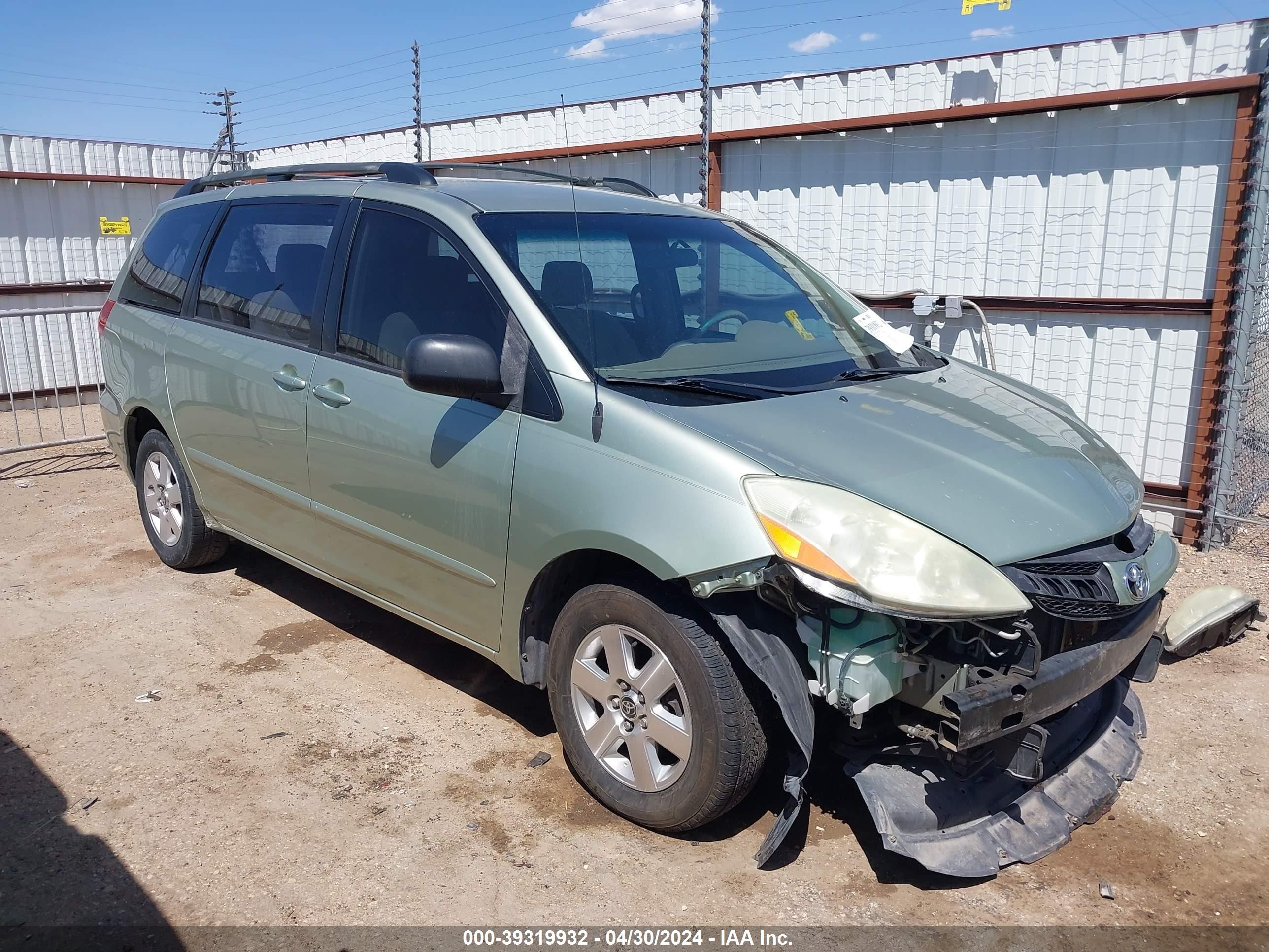 TOYOTA SIENNA 2006 5tdza23c96s502565