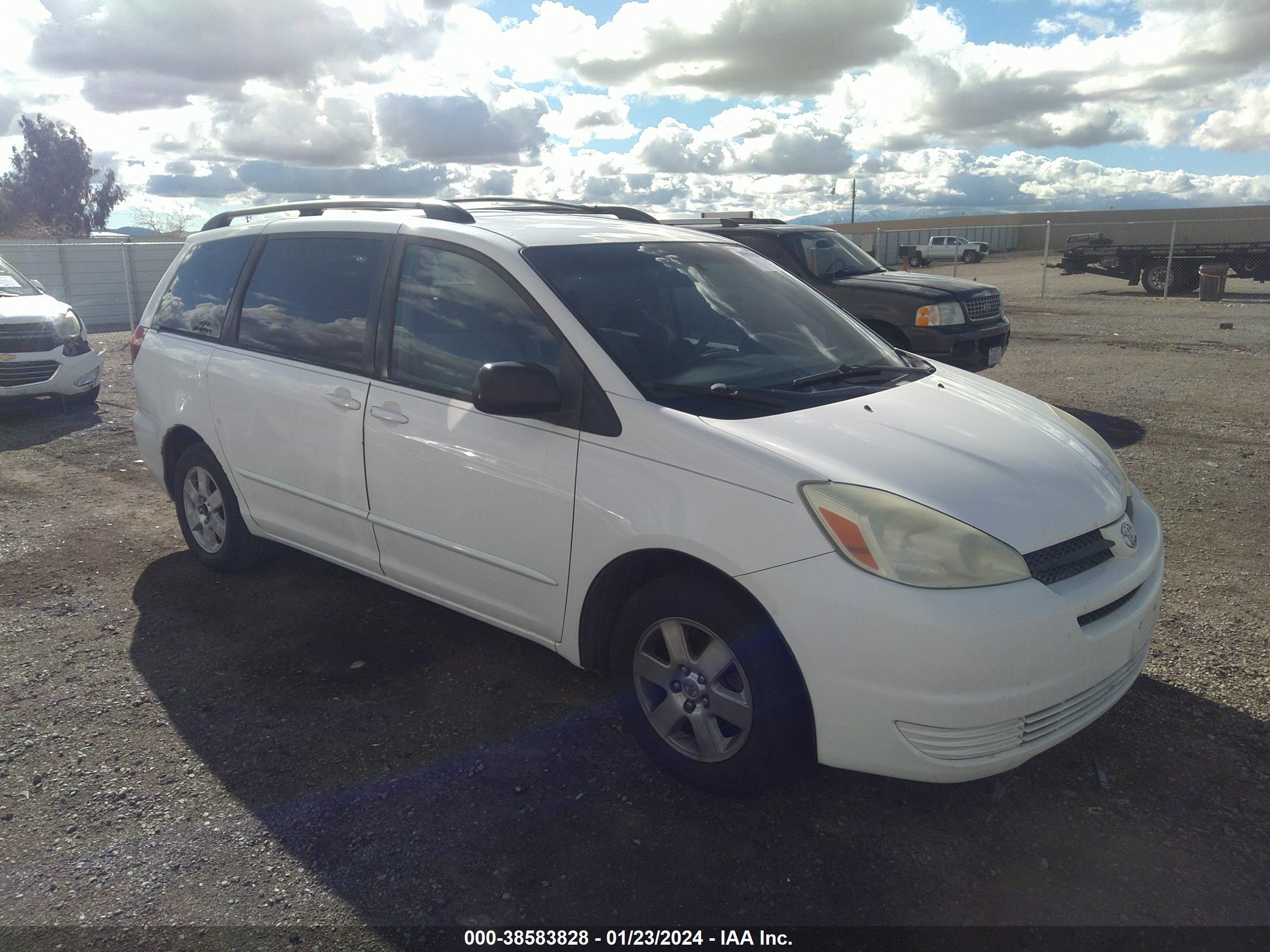 TOYOTA SIENNA 2004 5tdza23cx4s113432