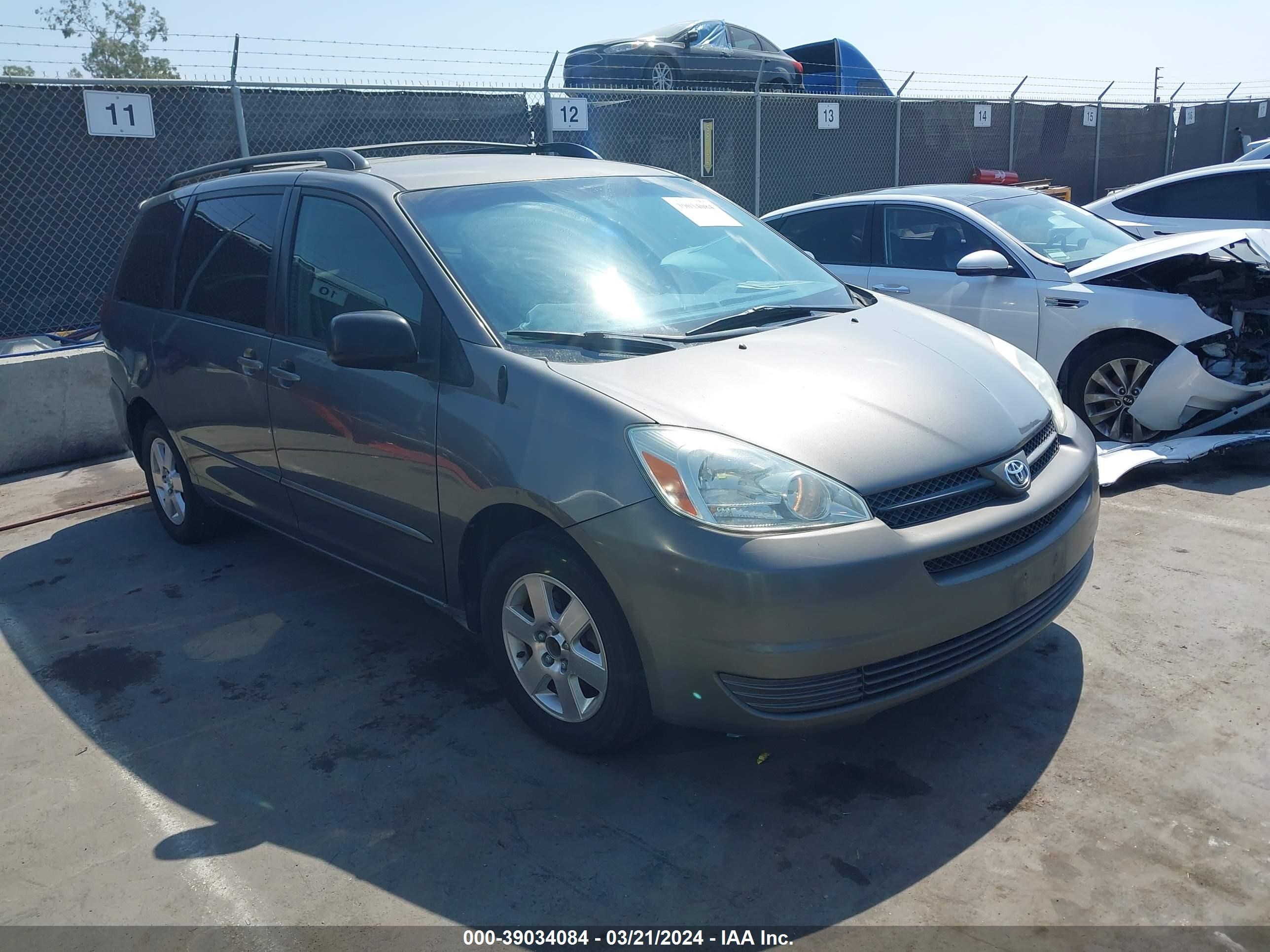 TOYOTA SIENNA 2004 5tdza23cx4s175994